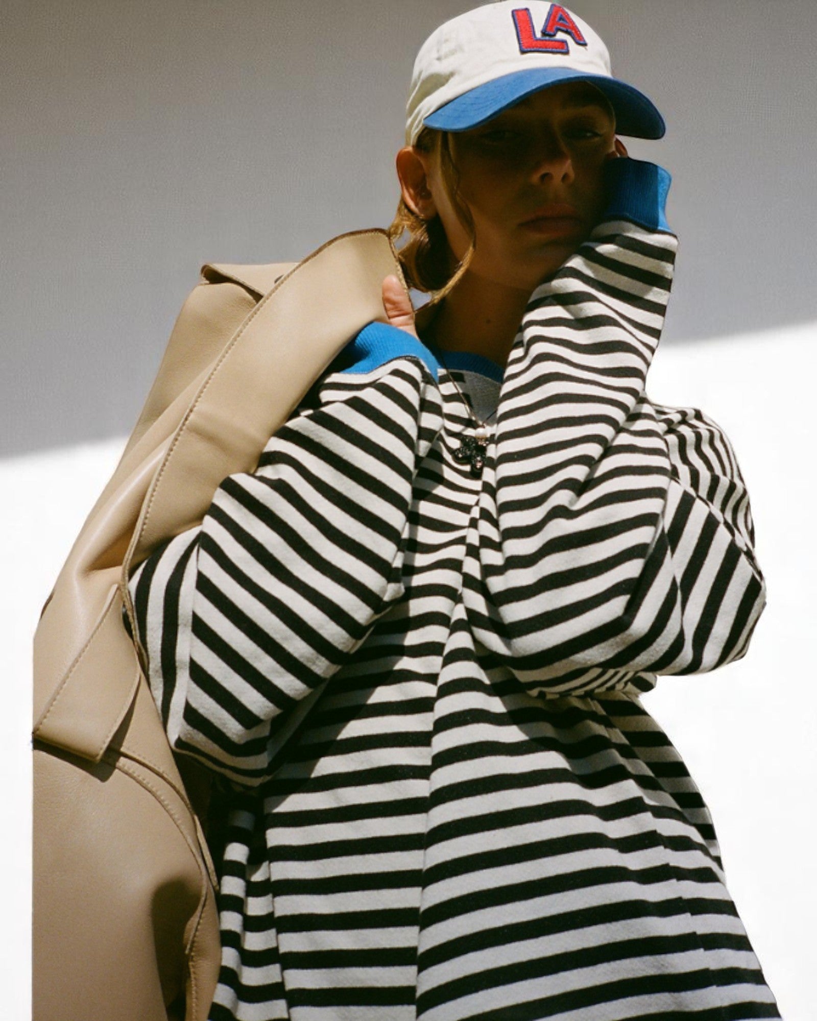 Norina Oversized gestreifter Pullover