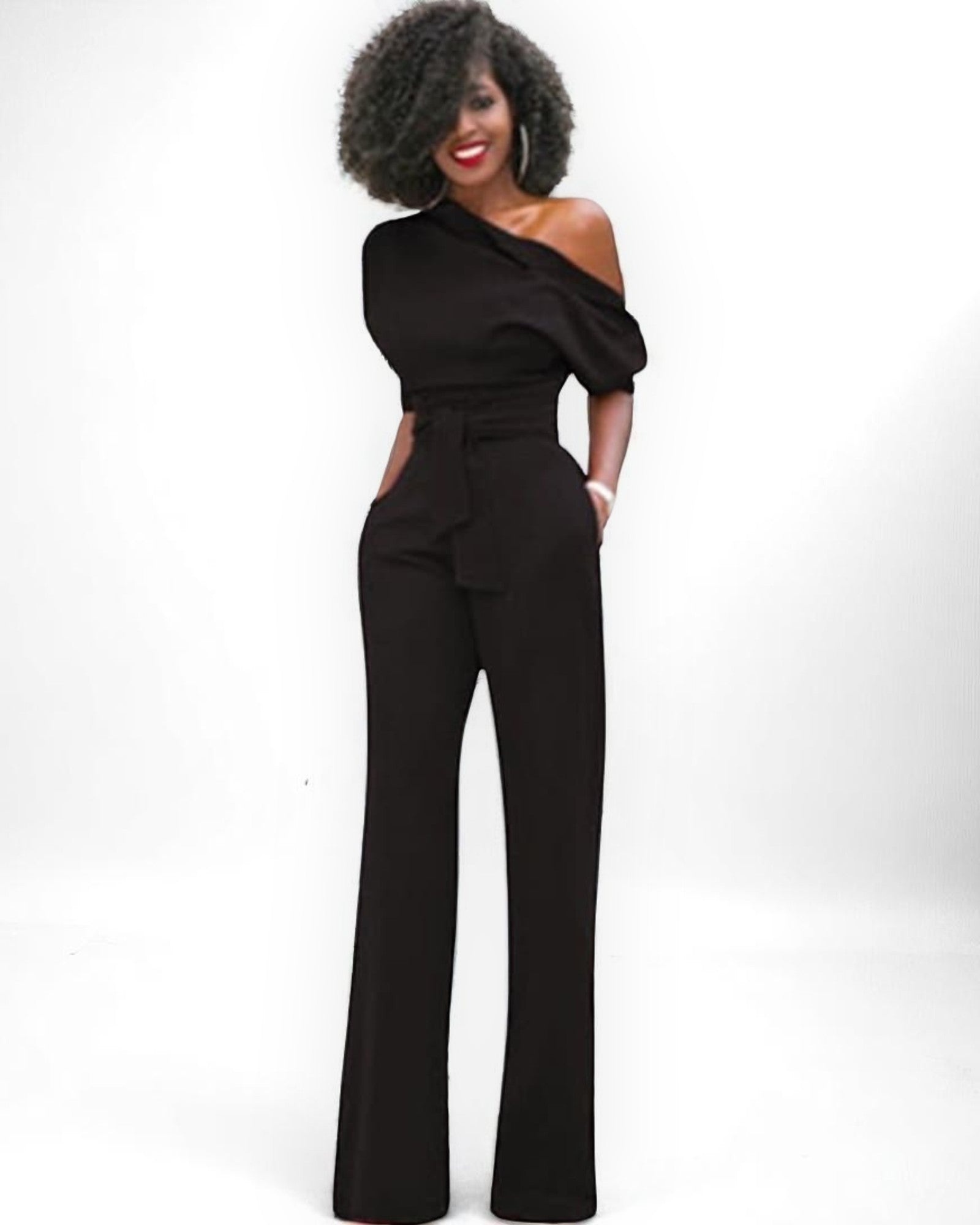 Ines Asymmetrische Latzhose