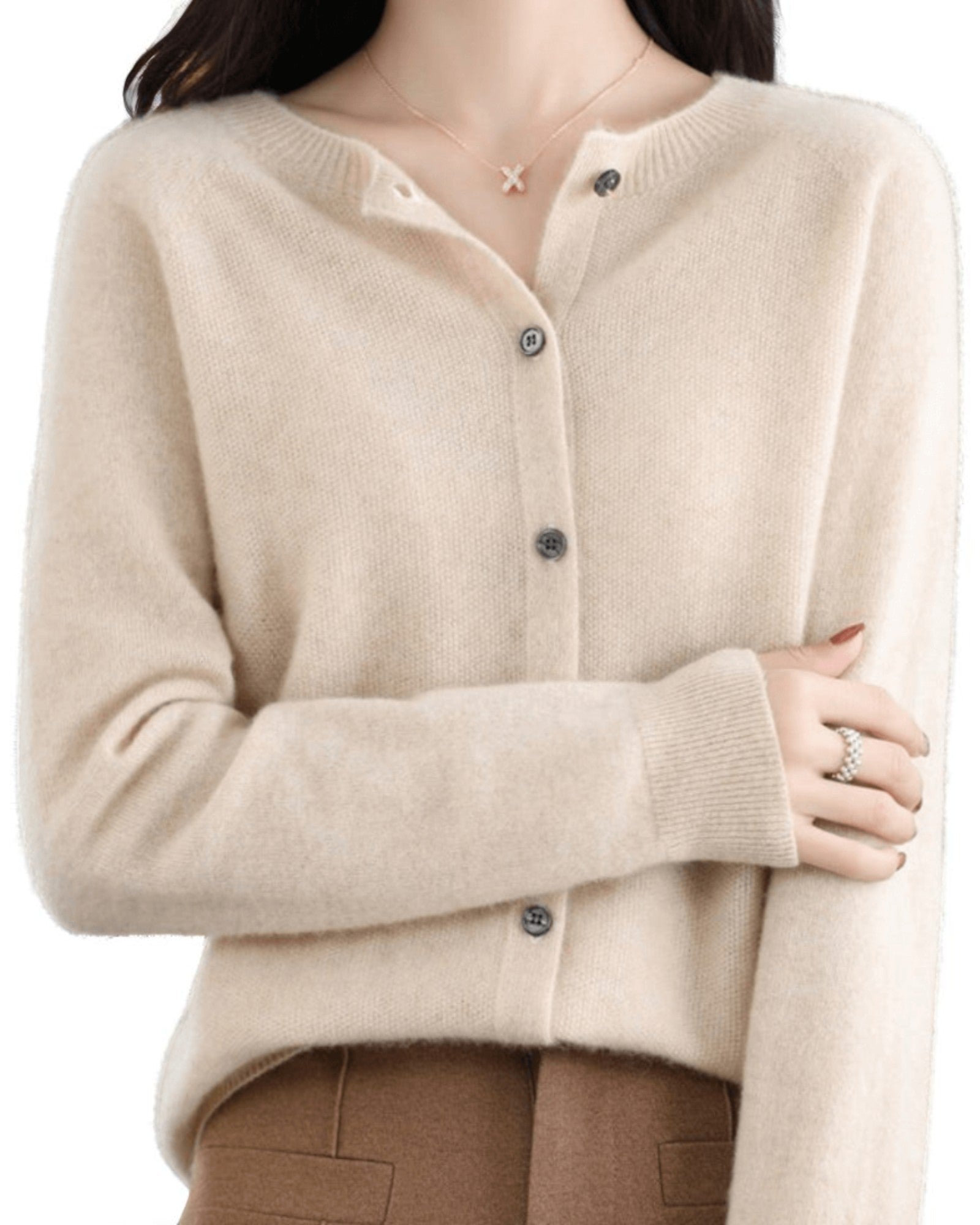 Eleganter Cashmere-Cardigan Aurora