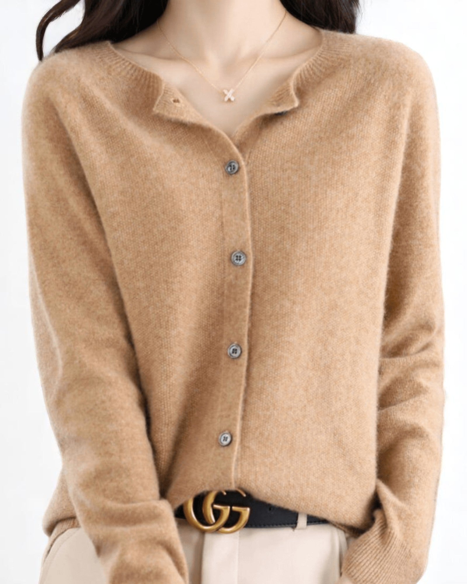 Eleganter Cashmere-Cardigan Aurora