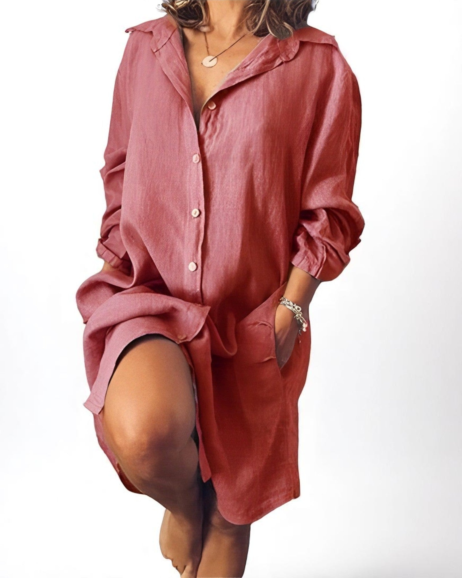 Teodora Bluse aus Leinen