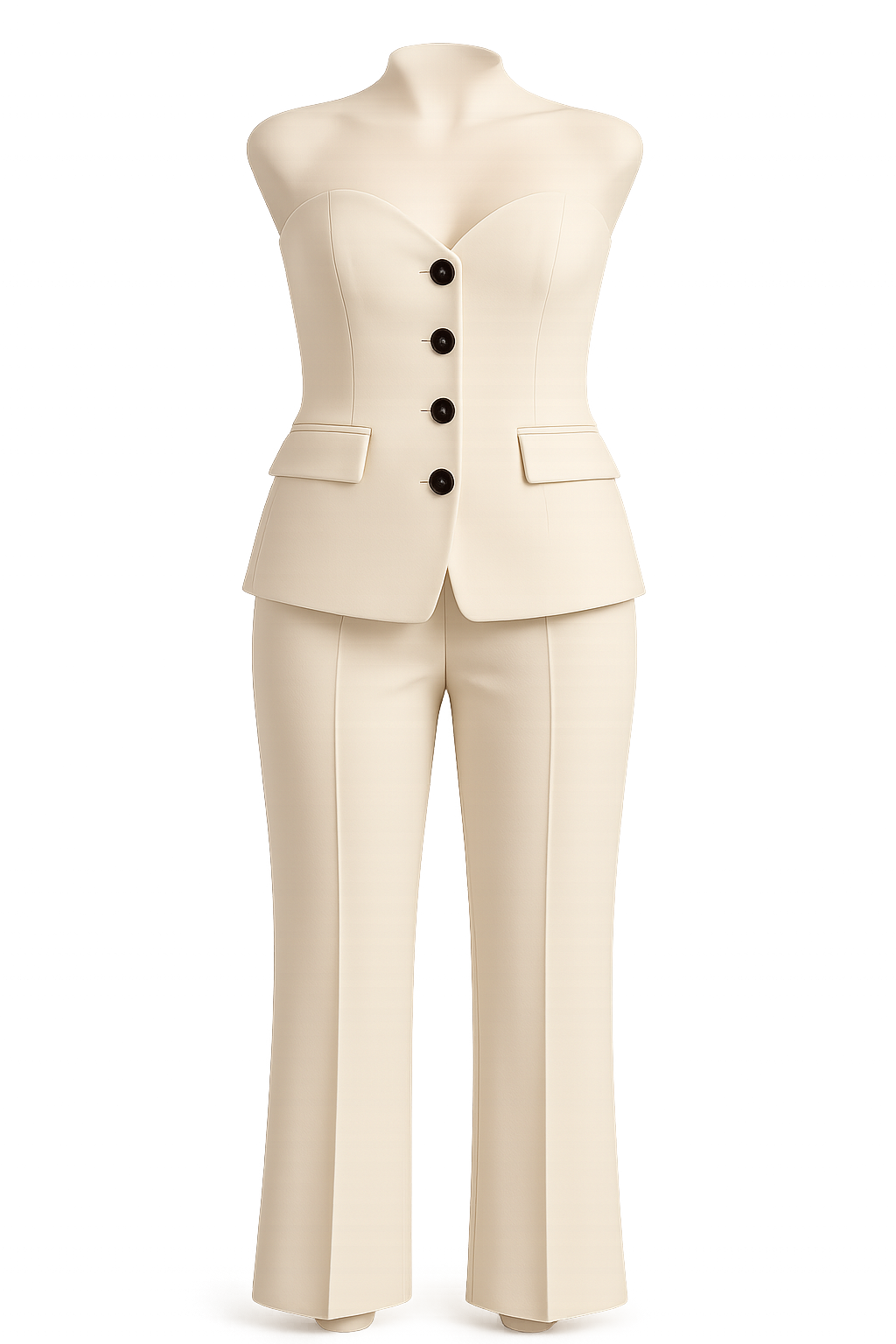 Eleganter Zweiteiler mit Blazer-Top