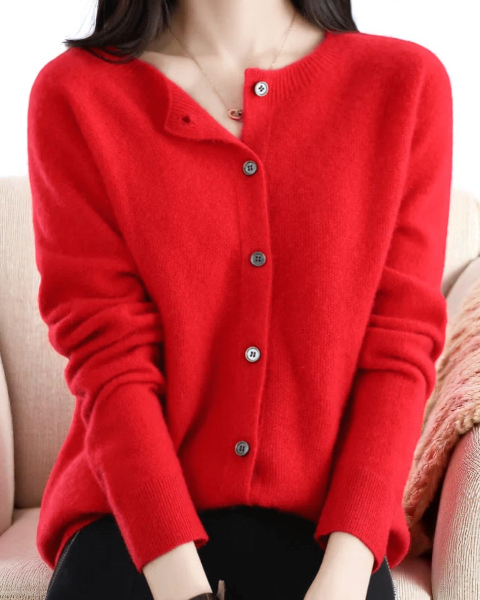 Eleganter Cashmere-Cardigan Aurora