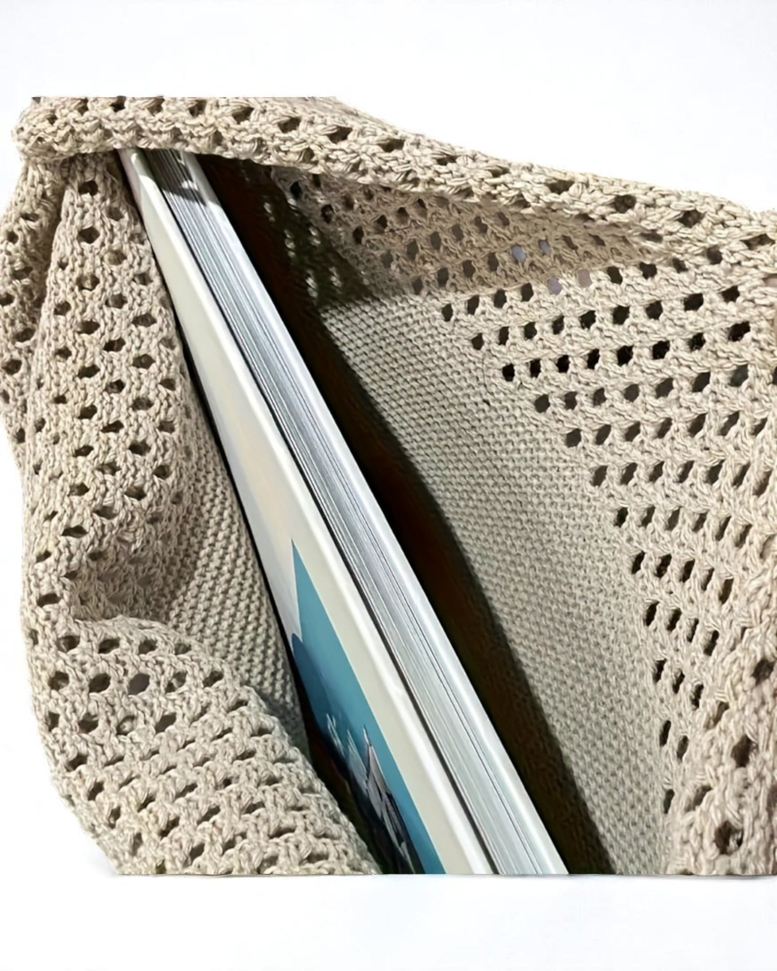 Zelda Stricktasche mit Maschenoptik