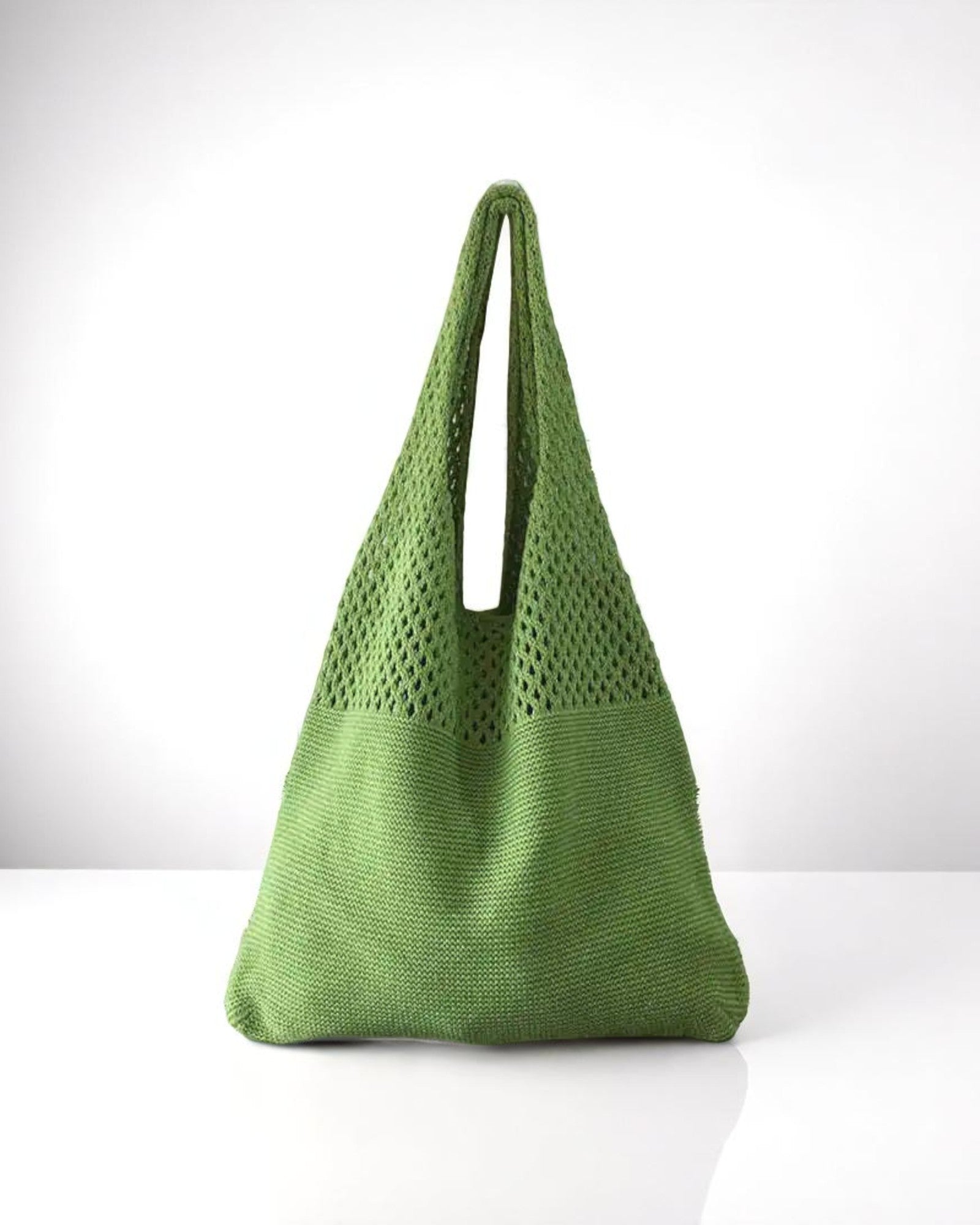 Zelda Stricktasche mit Maschenoptik