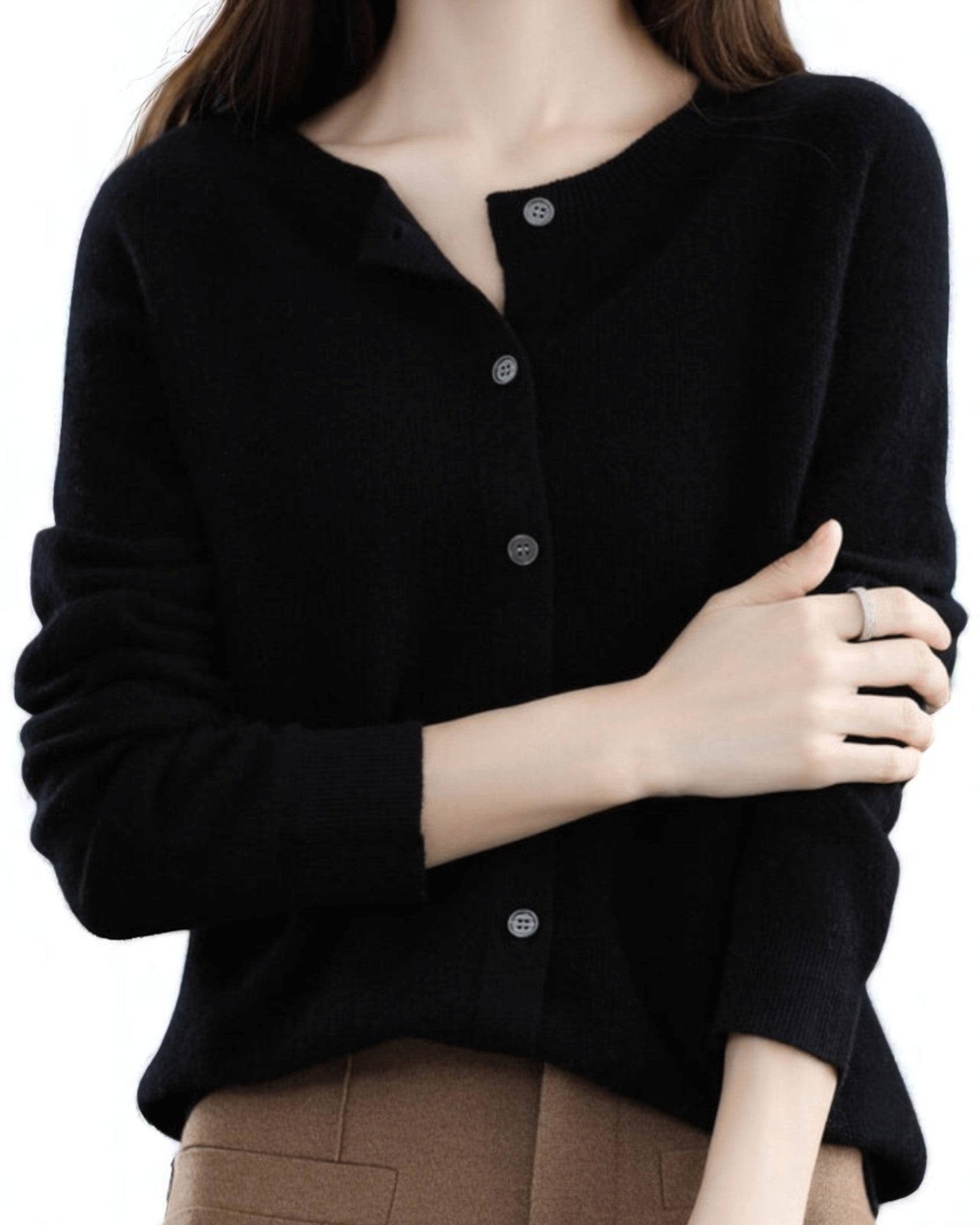 Eleganter Cashmere-Cardigan Aurora
