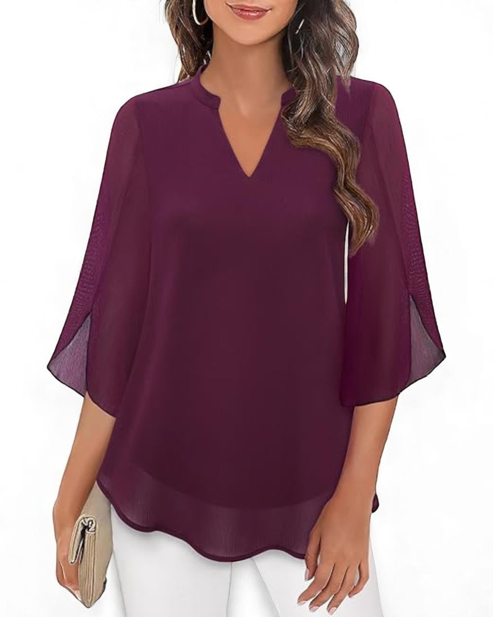 Bianca Leichte und elegante Bluse