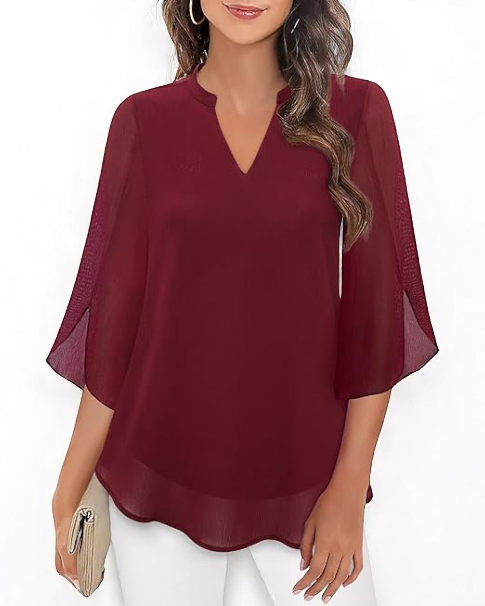 Bianca Leichte und elegante Bluse