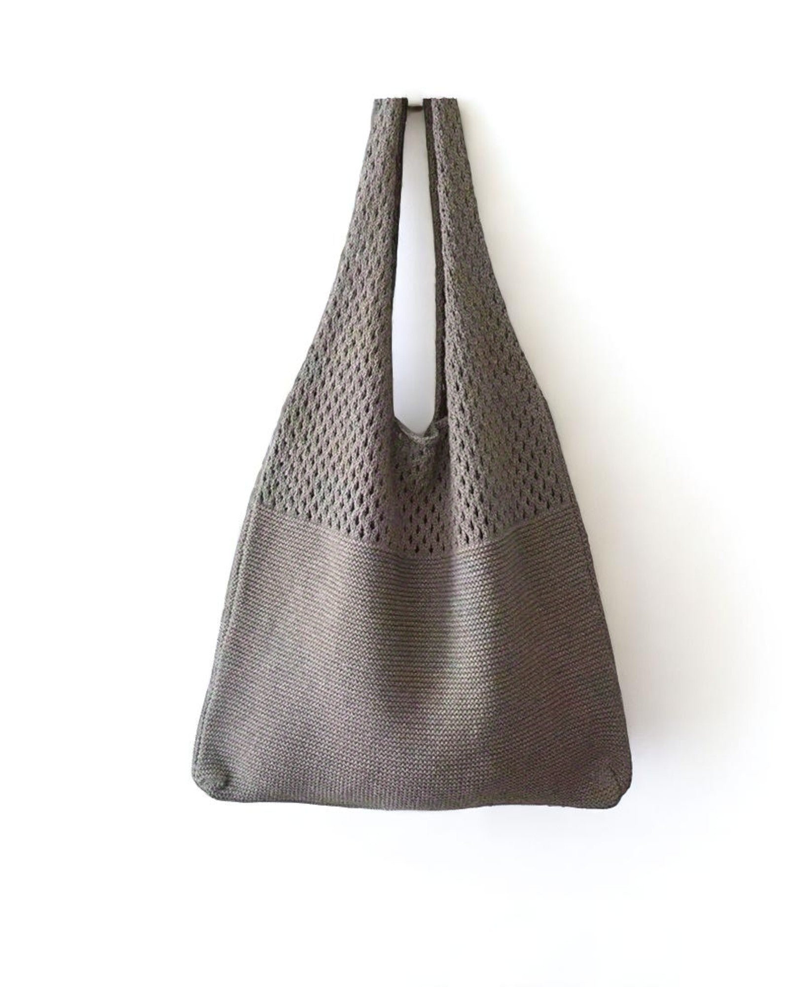 Zelda Stricktasche mit Maschenoptik
