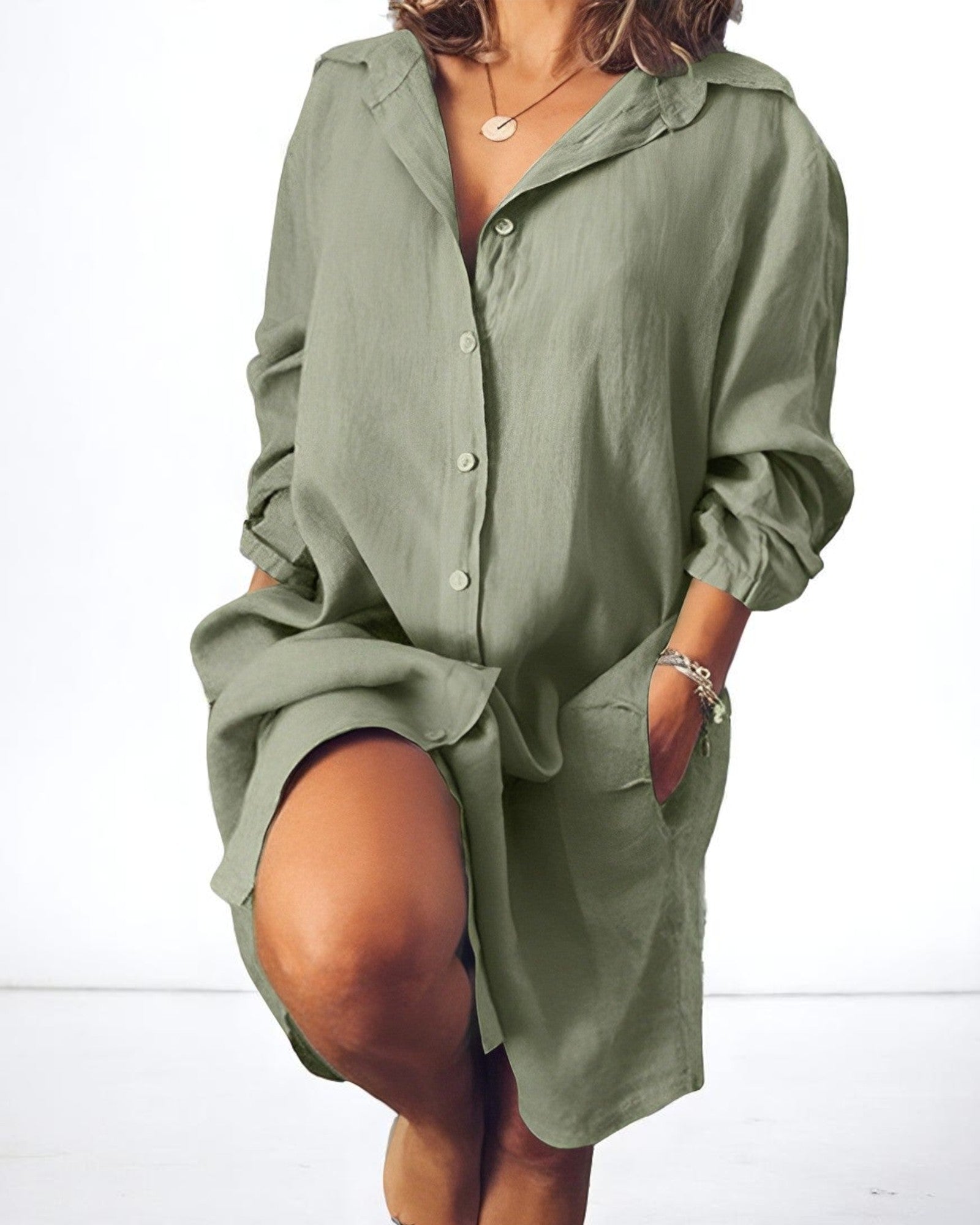Teodora Bluse aus Leinen