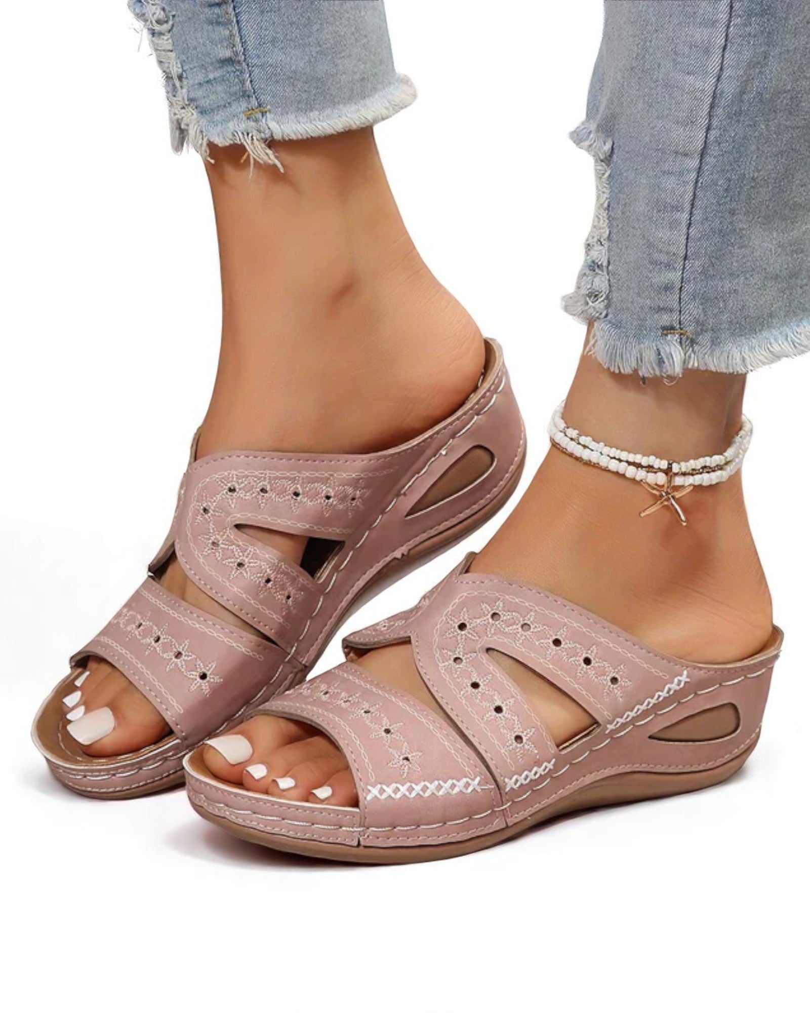 Niana Bequeme orthopädische Sandalen mit Fußgewölbeunterstützung