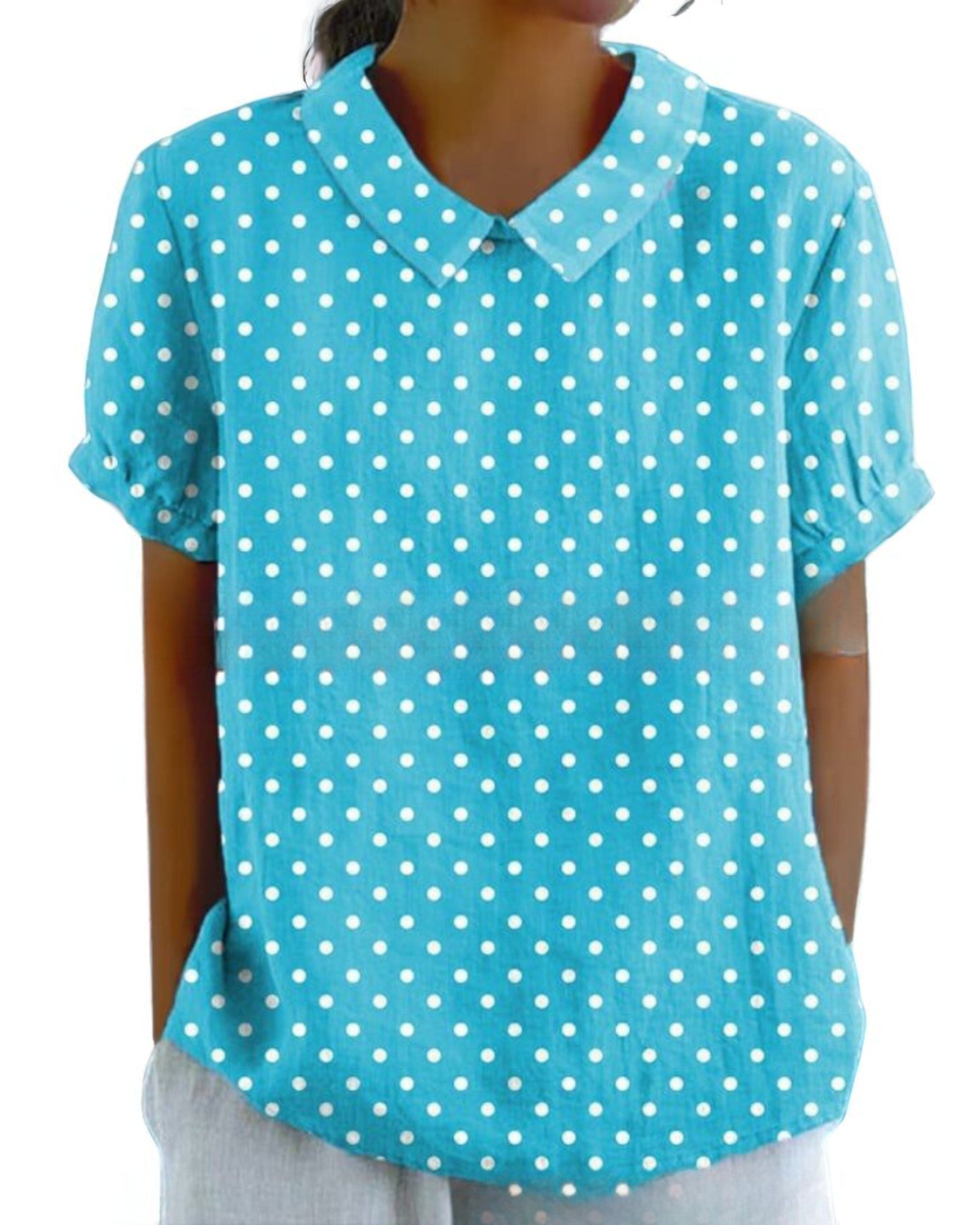 Lavinia Vintage-Bluse mit floralem Muster