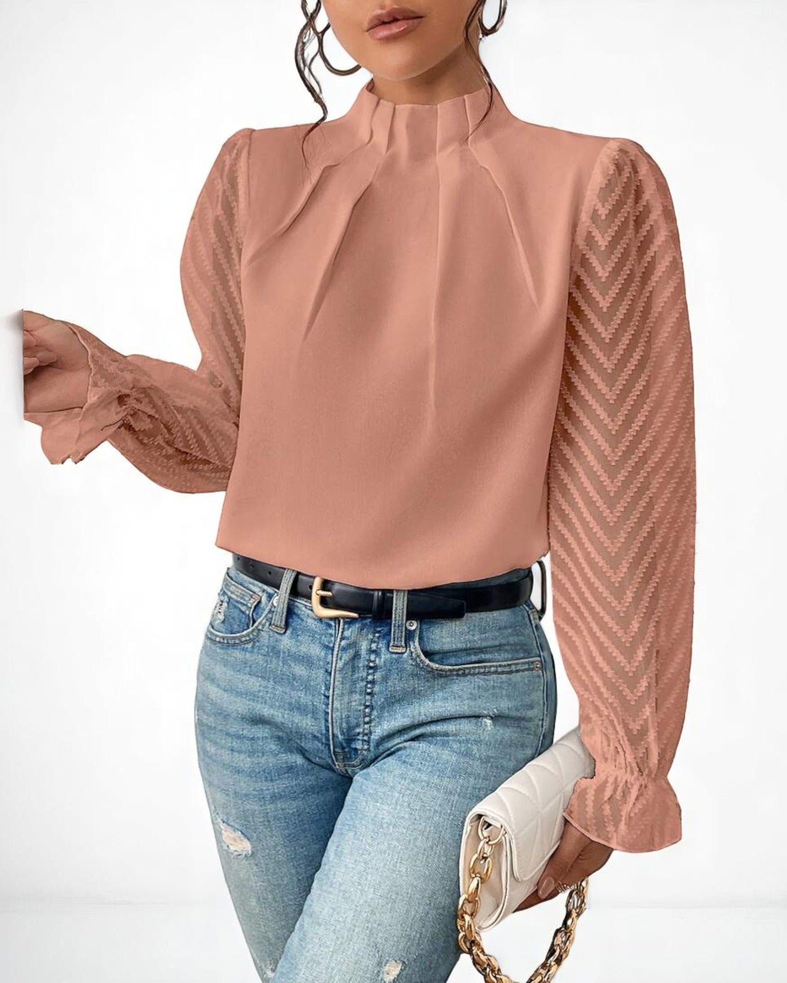 Anca Top mit Muster