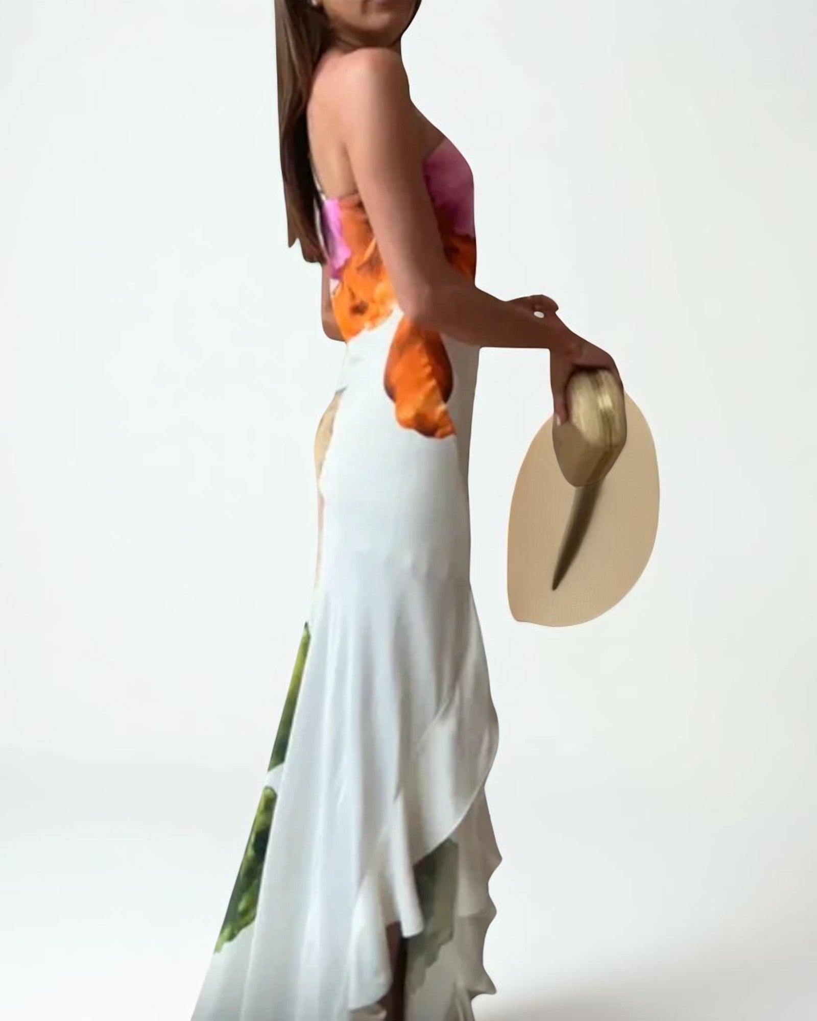 Alina-Magdalena Elegantes Kleid mit floralem Druck