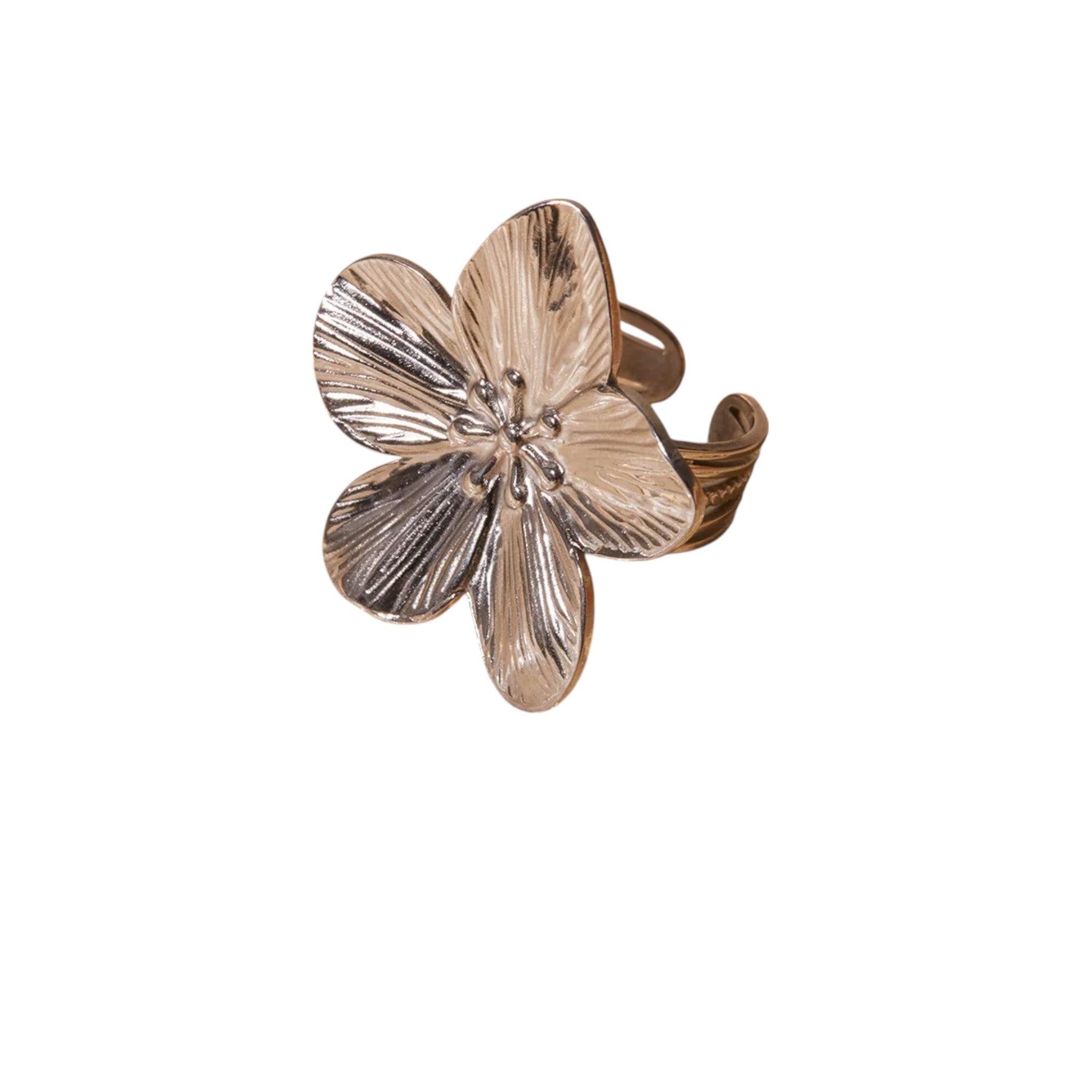 Blütenzauber Ohrringe & Ringe – Gold & Silber
