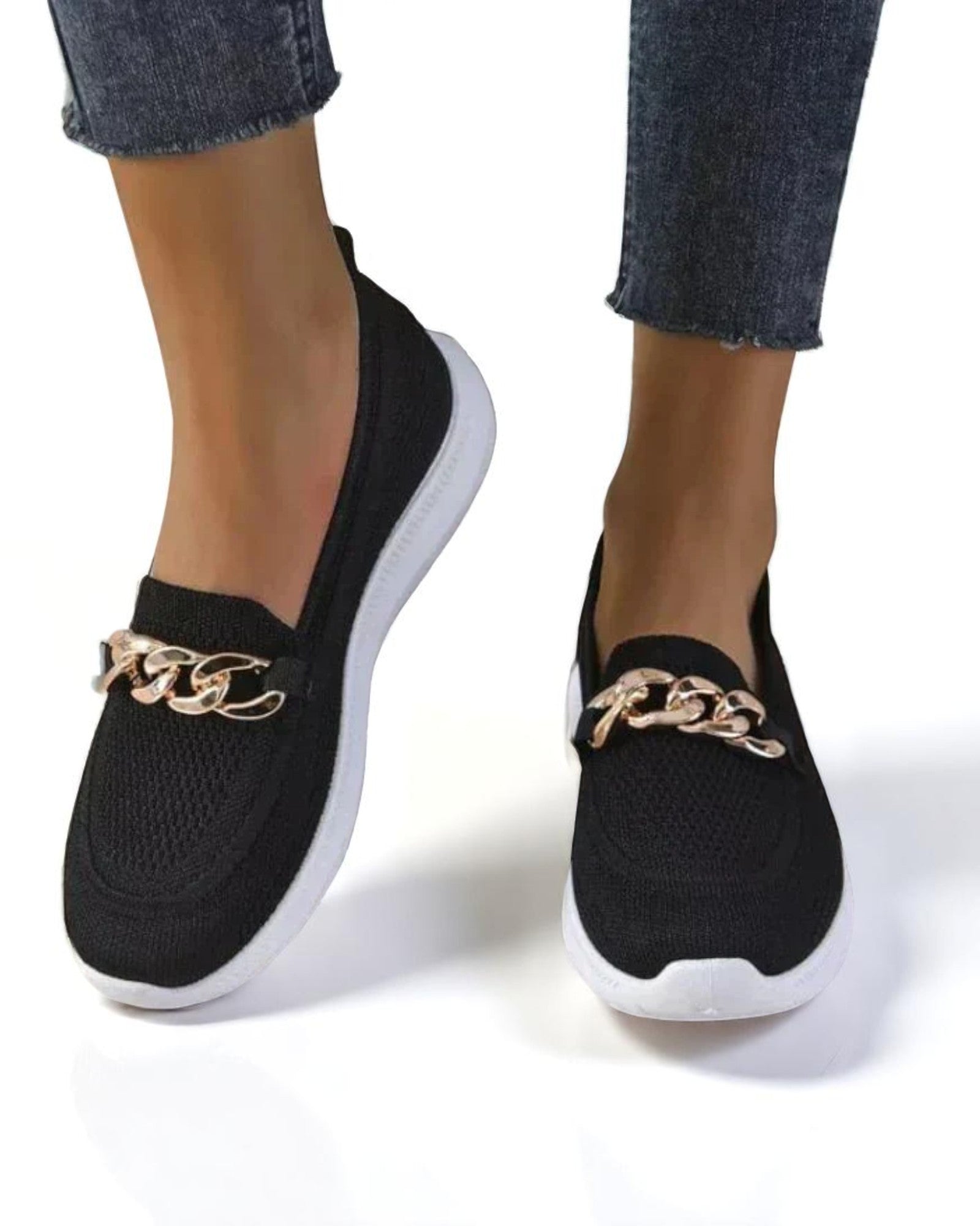 Oani Damen Slip-On Sneaker, atmungsaktiv