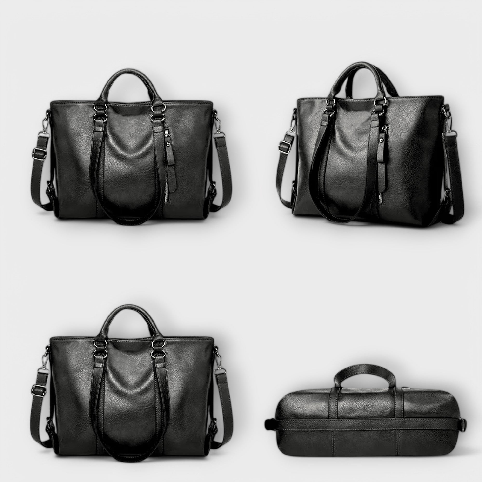 Zamfira Große Ledertasche