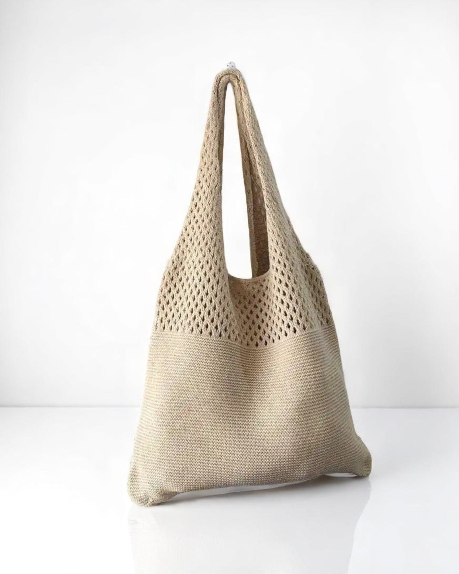 Zelda Stricktasche mit Maschenoptik