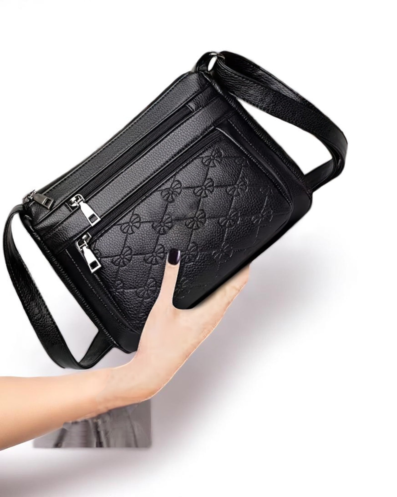 Paraschiva Elegante Handtasche mit erhabenem Knoten