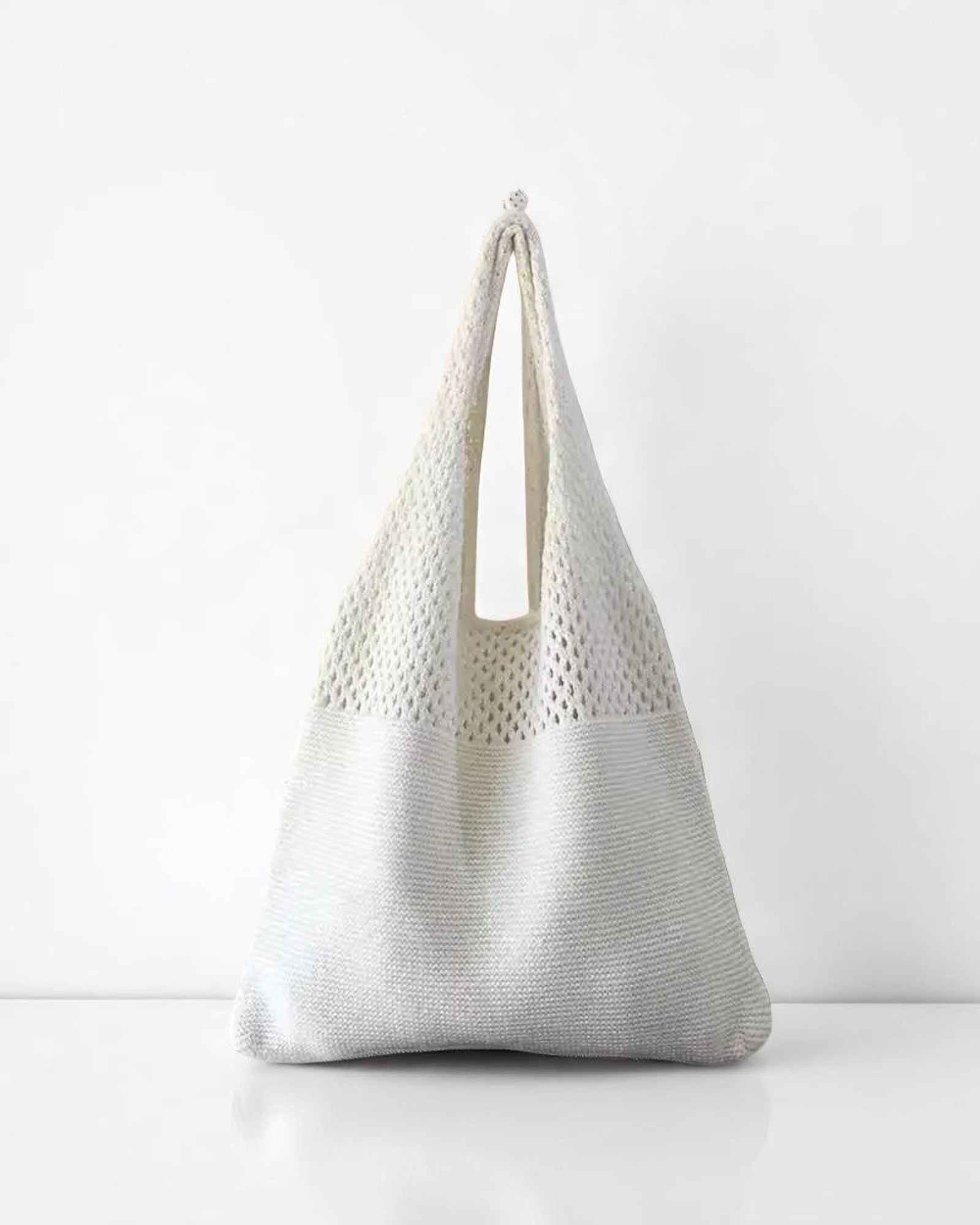 Zelda Stricktasche mit Maschenoptik
