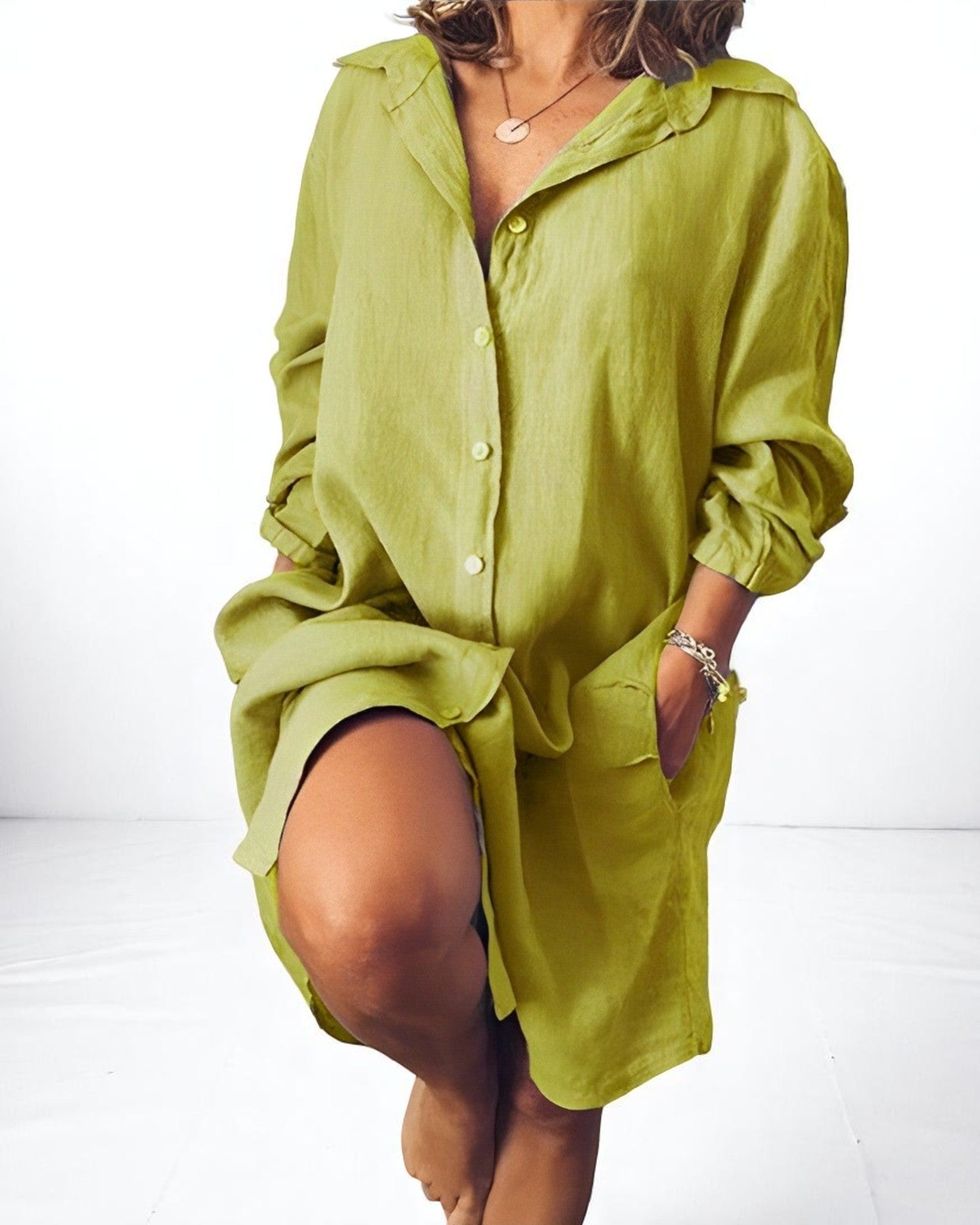 Teodora Bluse aus Leinen