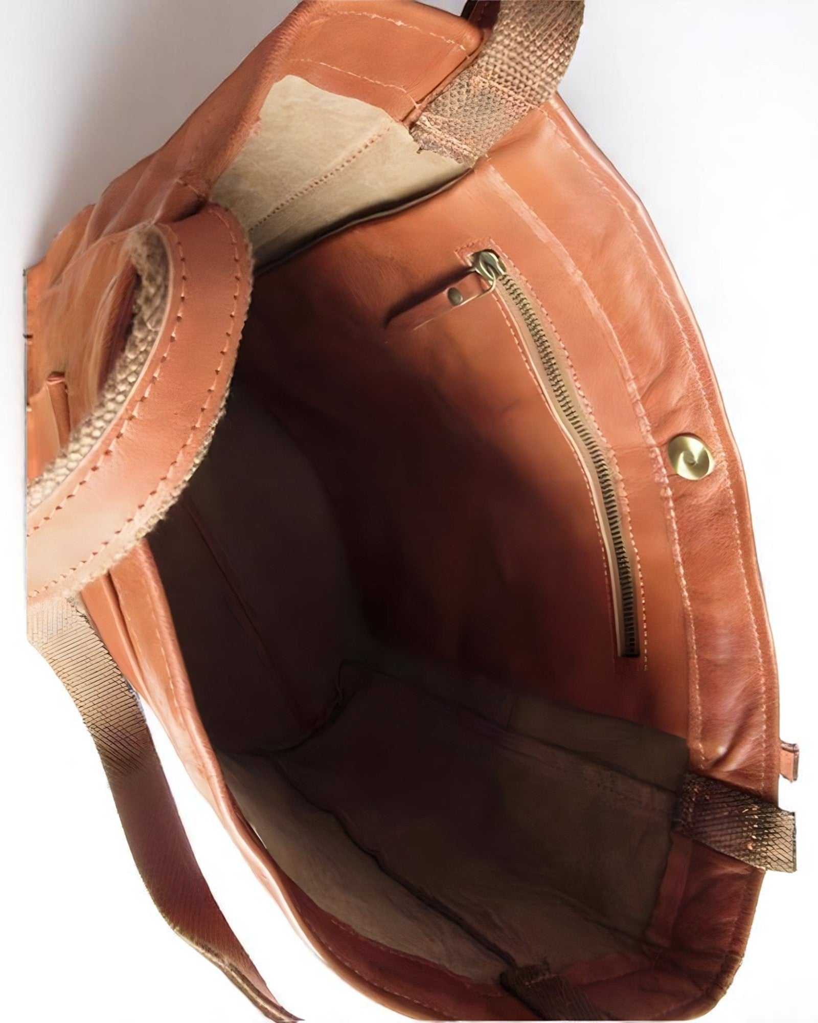 Violette Handgefertigte Ledertasche