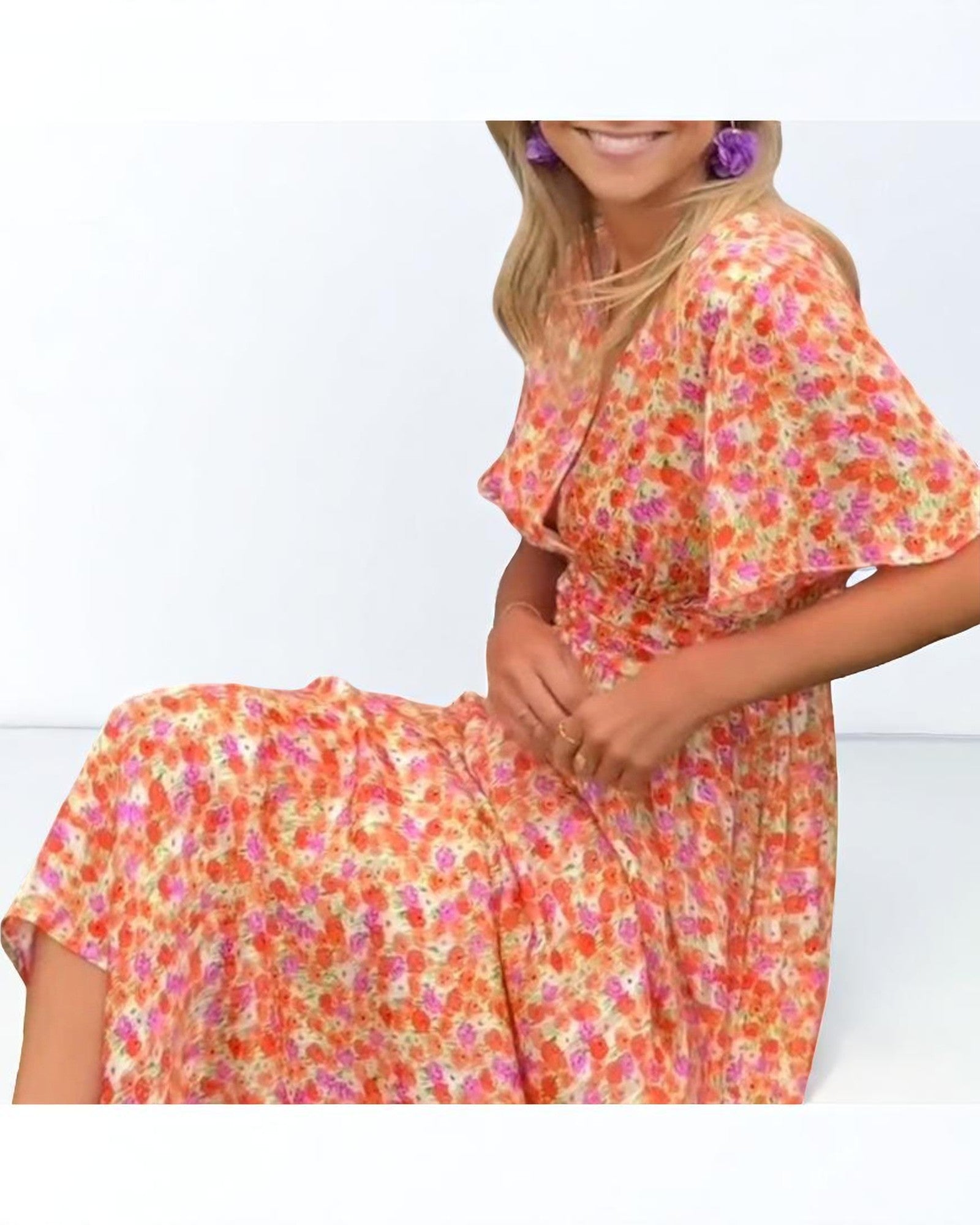 Ioana-Victoria Sommerkleid mit floraler Eleganz