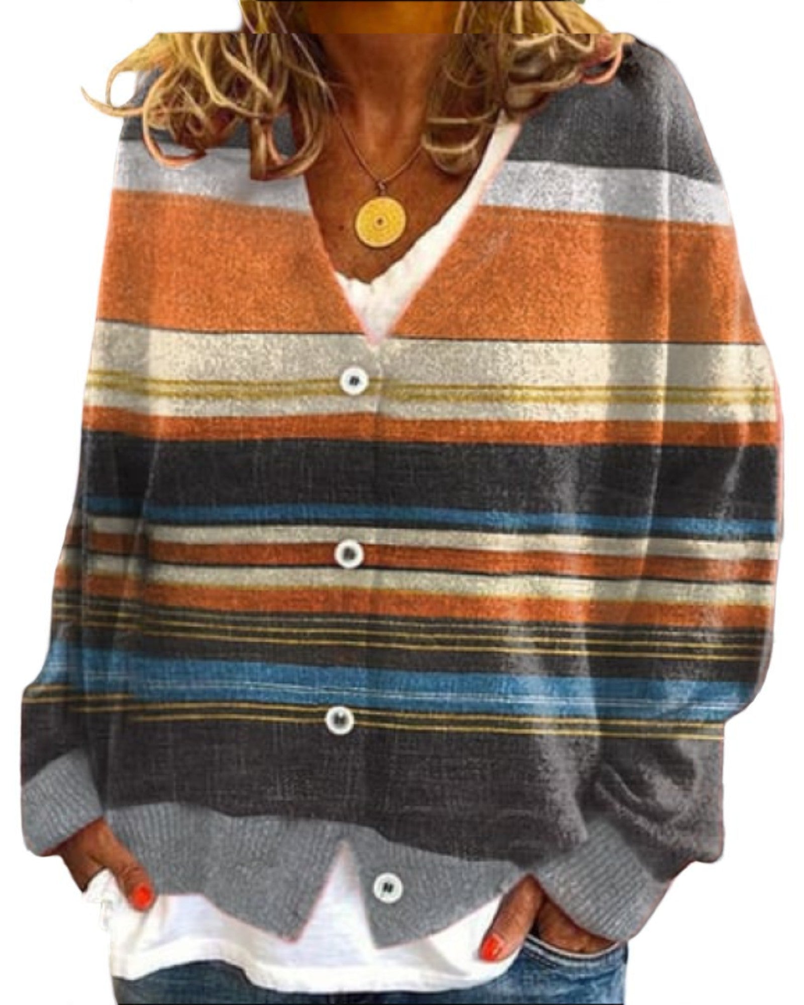 Selena Bunter Boho-Cardigan