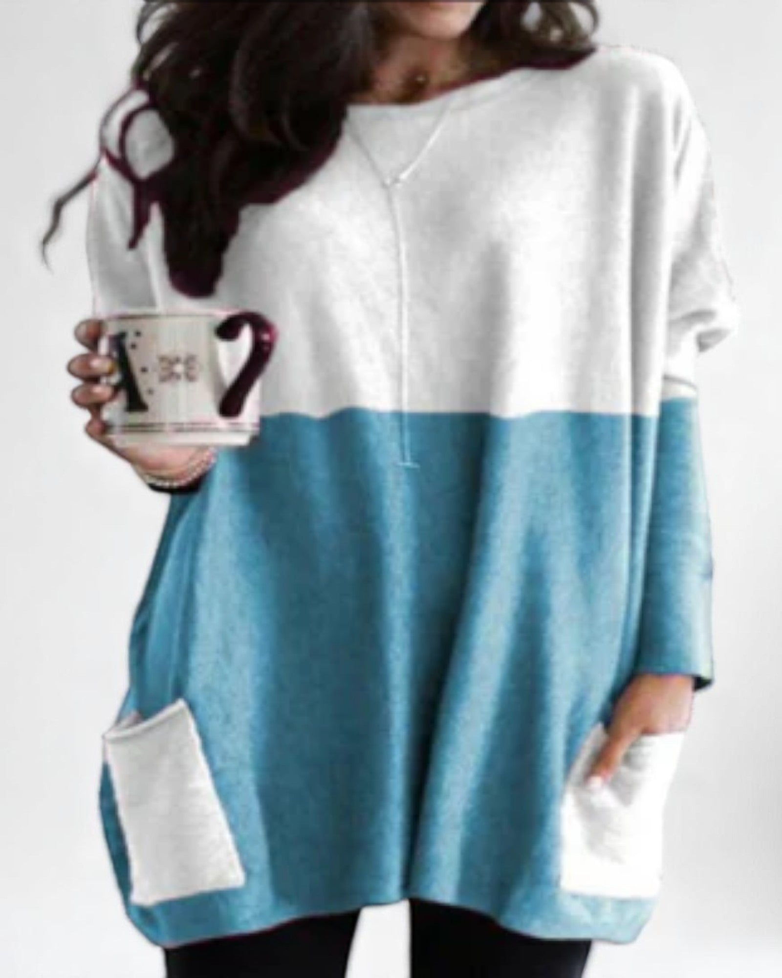 Marieta Oversized Tunika mit Taschen