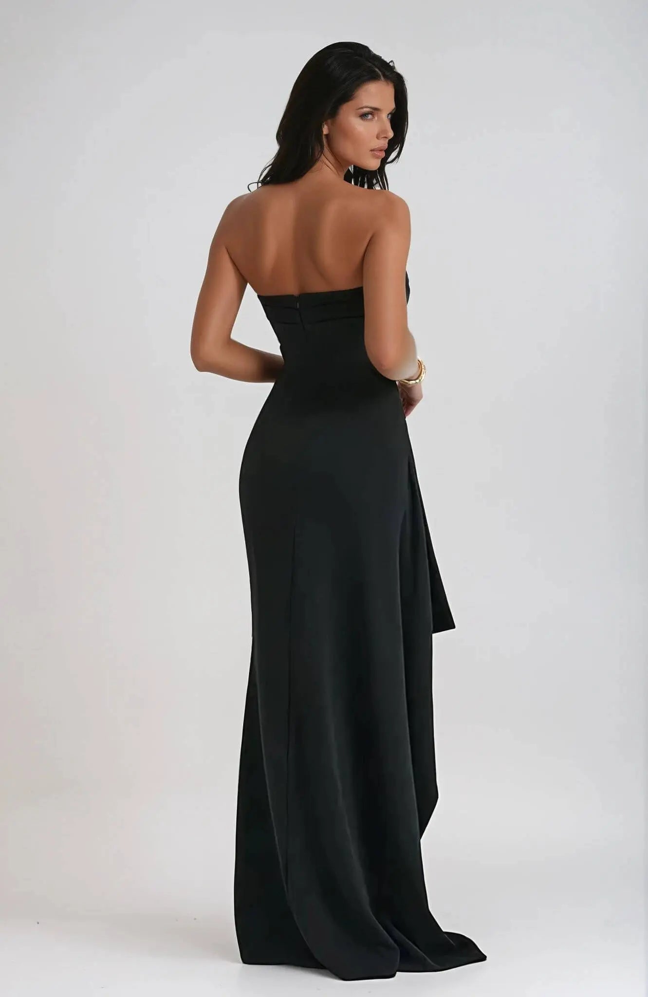Florina Maxikleid mit schulterfreien Trägern