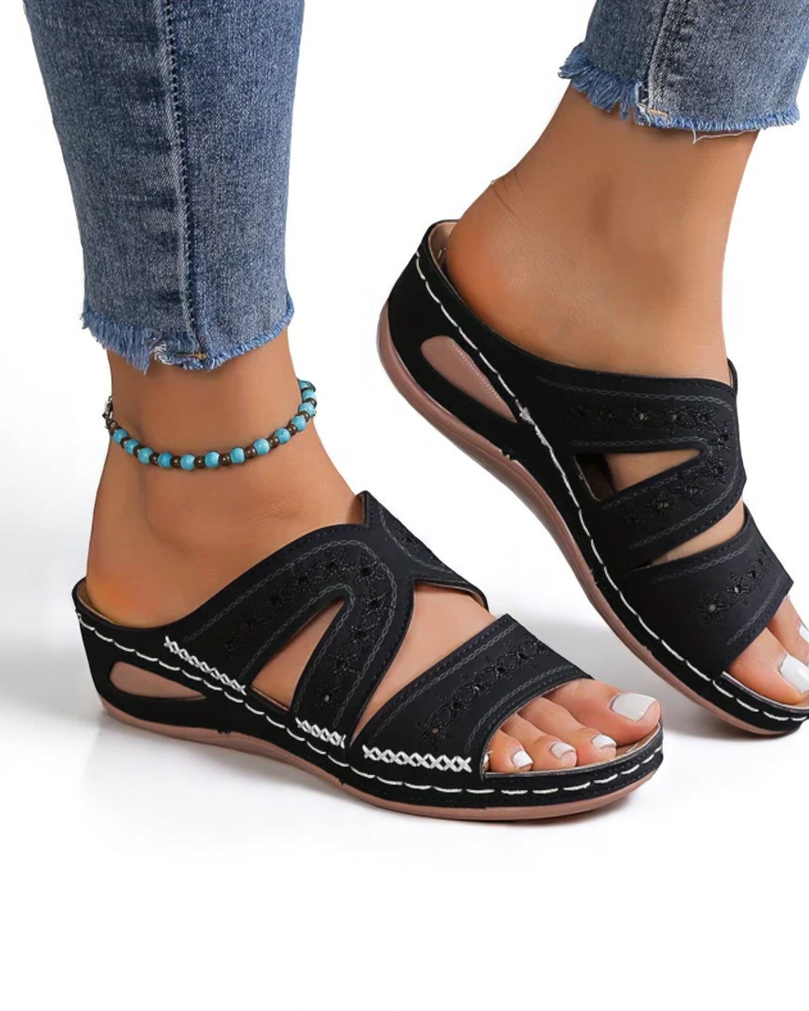 Niana Bequeme orthopädische Sandalen mit Fußgewölbeunterstützung