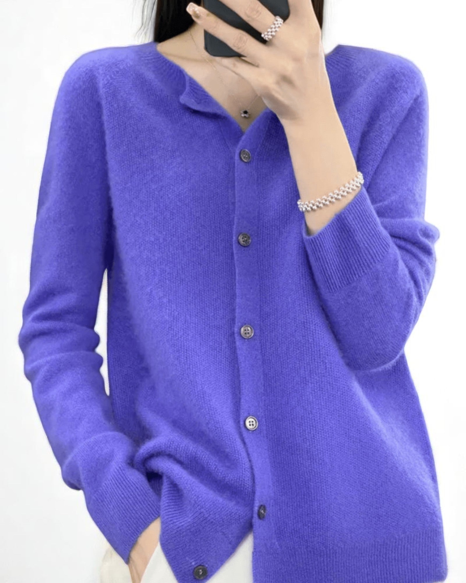 Eleganter Cashmere-Cardigan Aurora