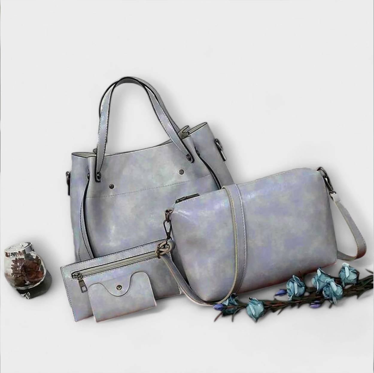 Miaula Set von 4 Vintage-Anemonataschen