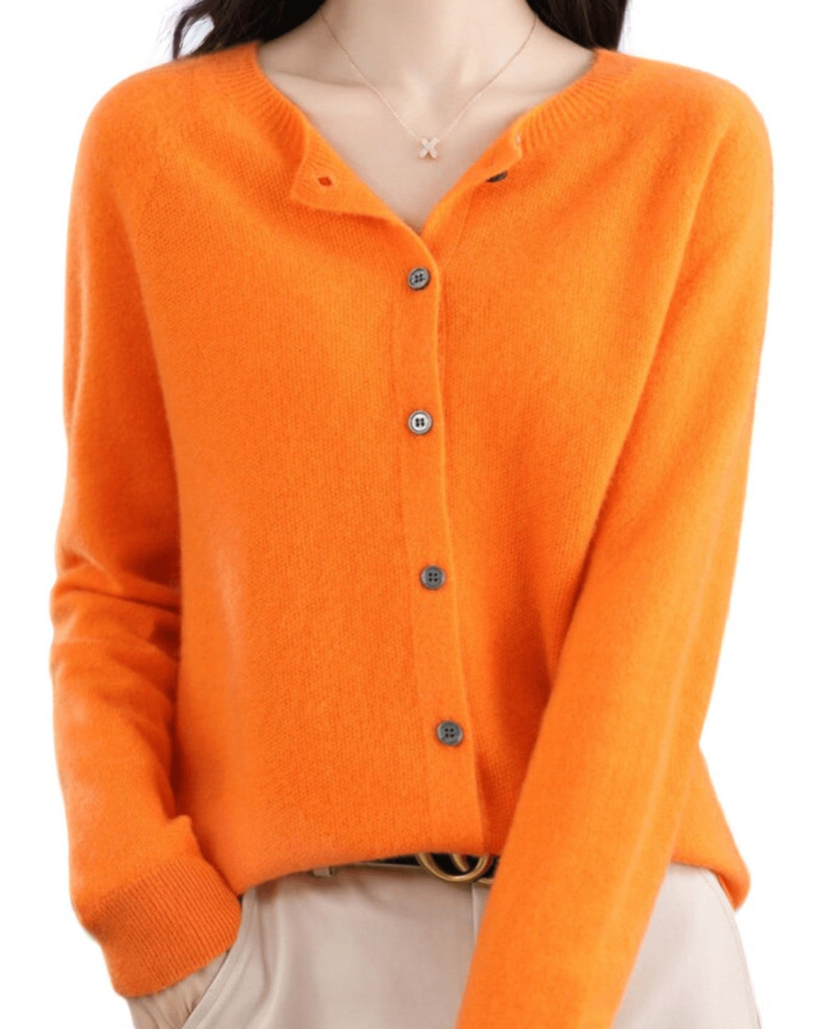 Eleganter Cashmere-Cardigan Aurora
