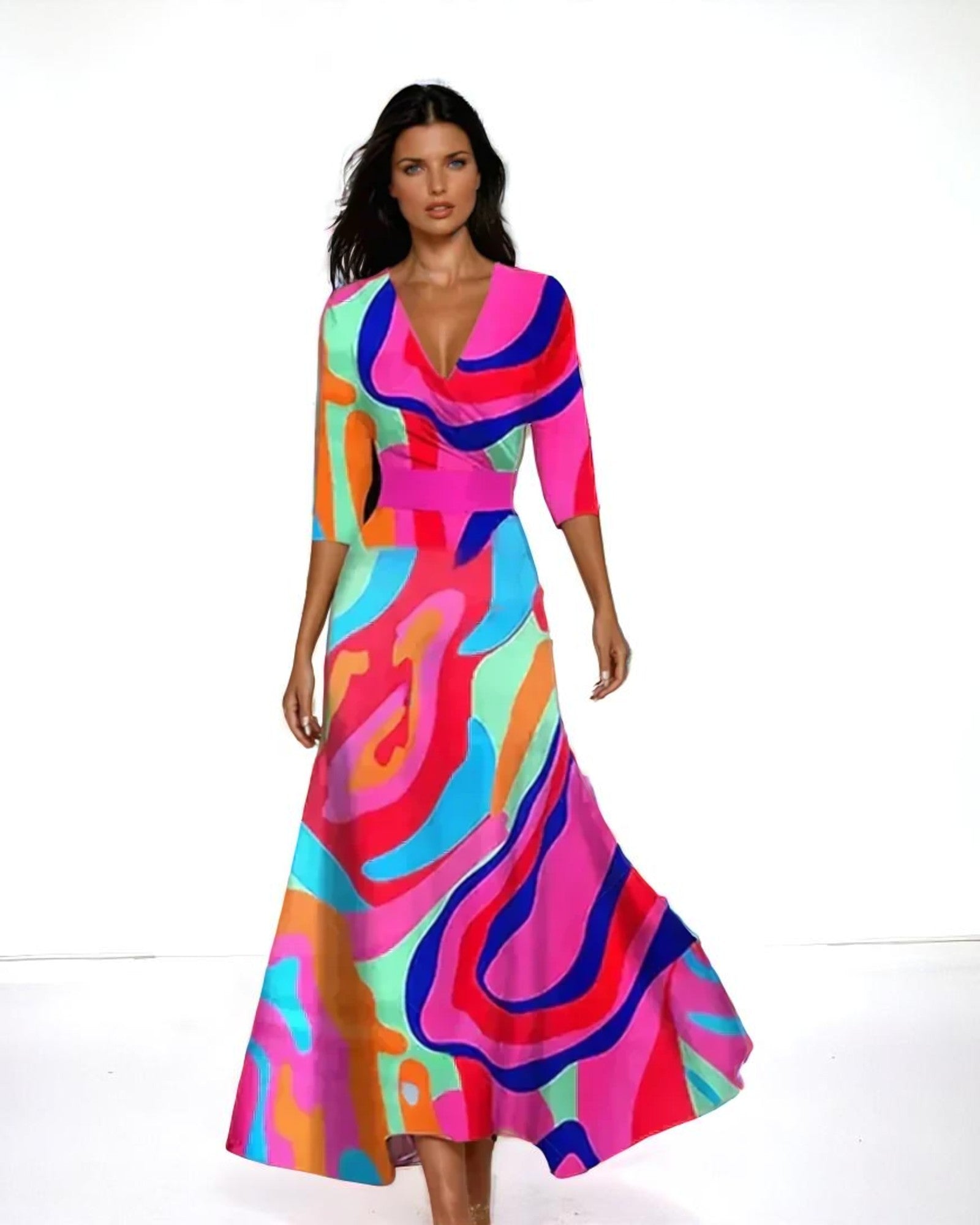 Margareta Stilvolles Blumenkleid