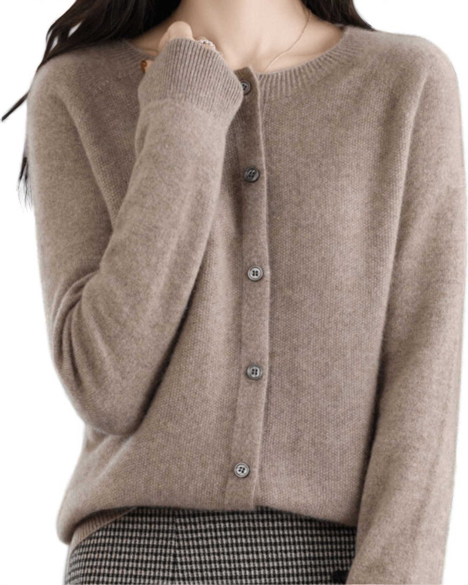 Eleganter Cashmere-Cardigan Aurora