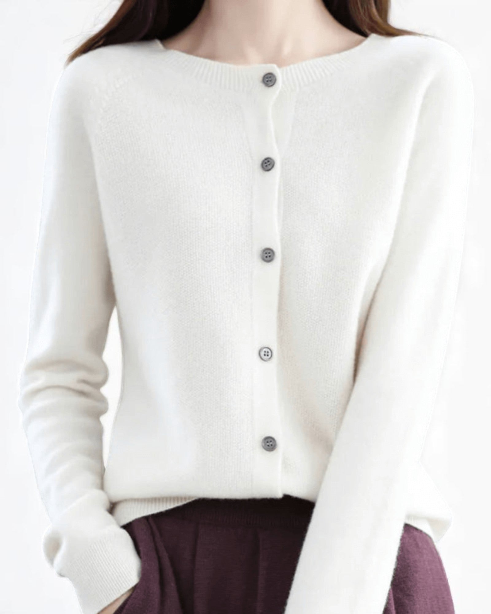 Eleganter Cashmere-Cardigan Aurora