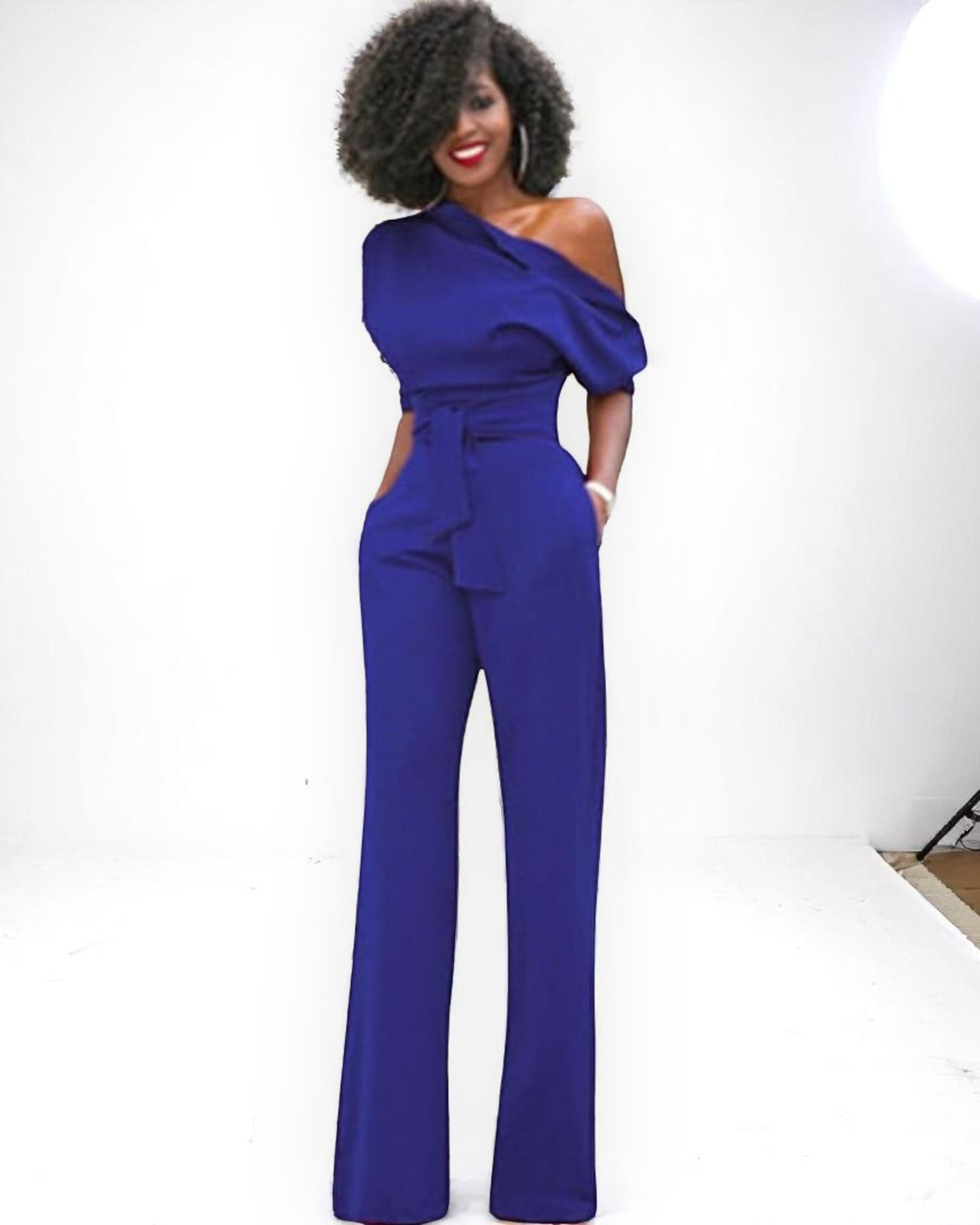 Ines Asymmetrische Latzhose
