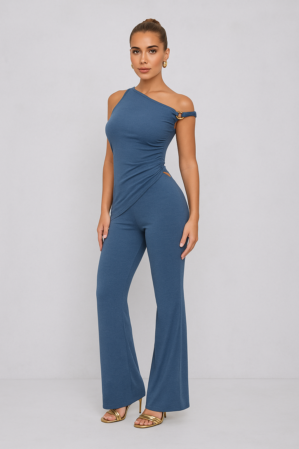 Eleganter One-Shoulder Jumpsuit