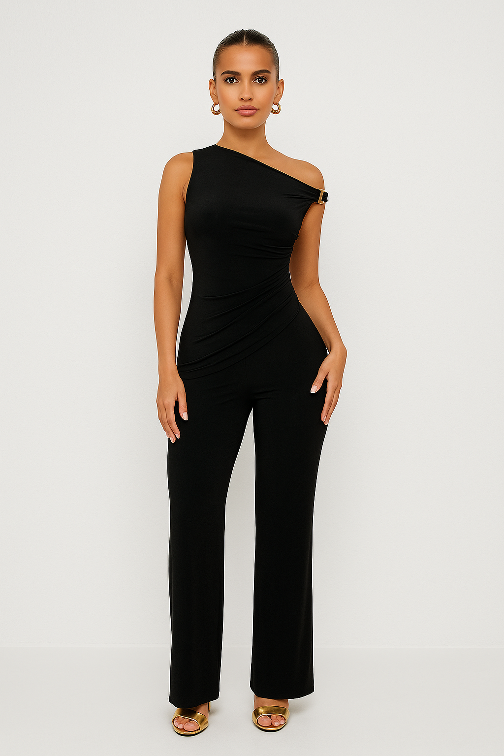 Eleganter One-Shoulder Jumpsuit