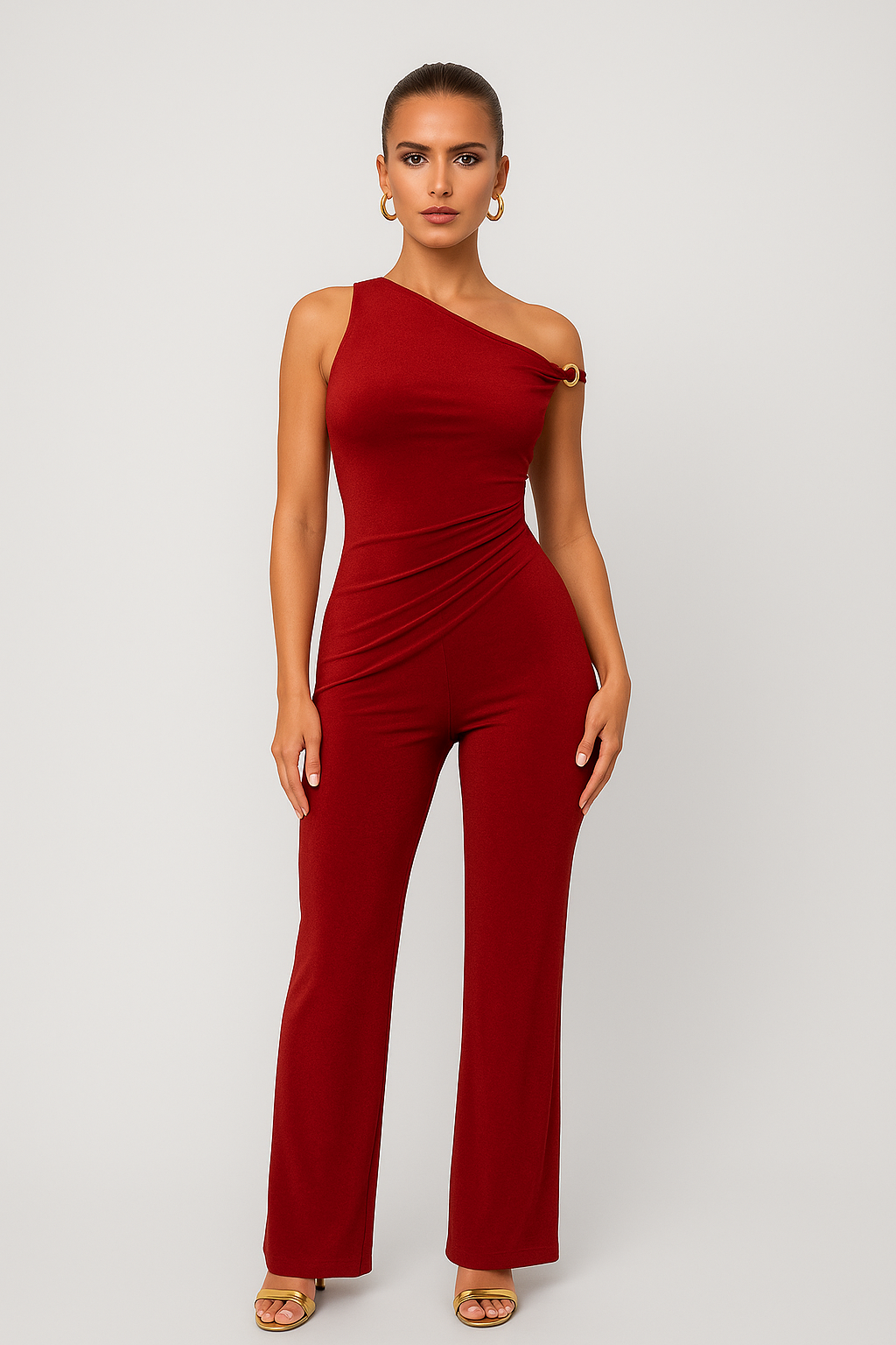 Eleganter One-Shoulder Jumpsuit
