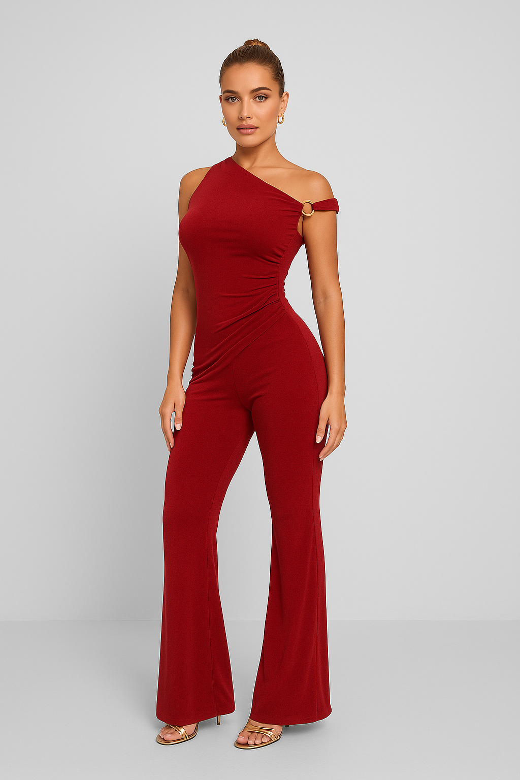 Eleganter One-Shoulder Jumpsuit