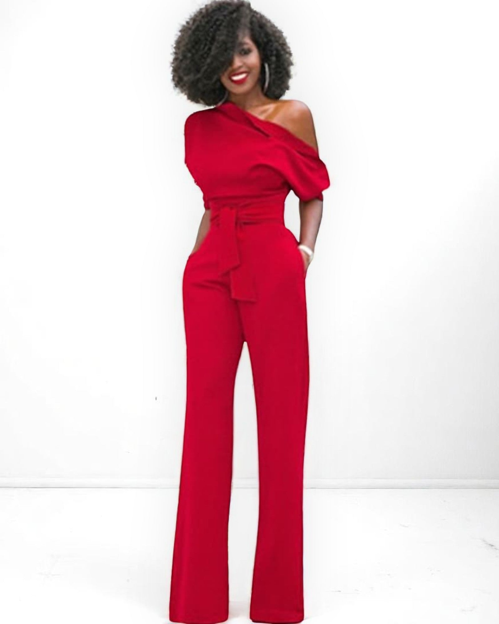 Ines Asymmetrische Latzhose