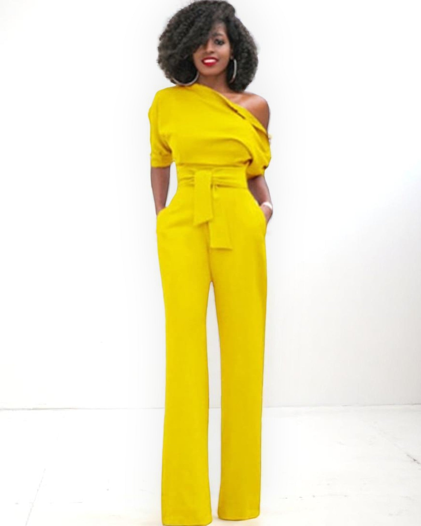 Ines Asymmetrische Latzhose