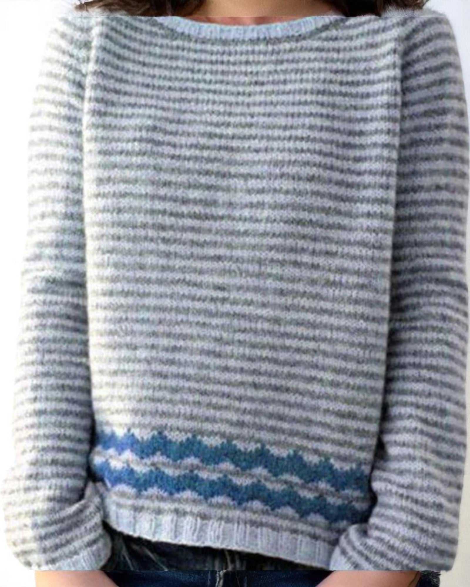 Melina Bequemer norwegische Pullover