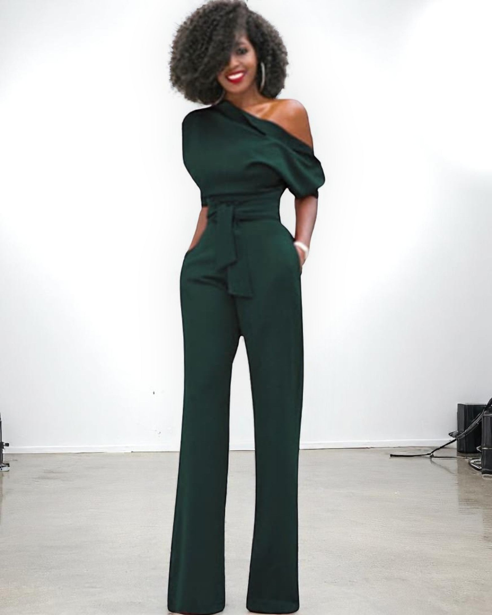 Ines Asymmetrische Latzhose