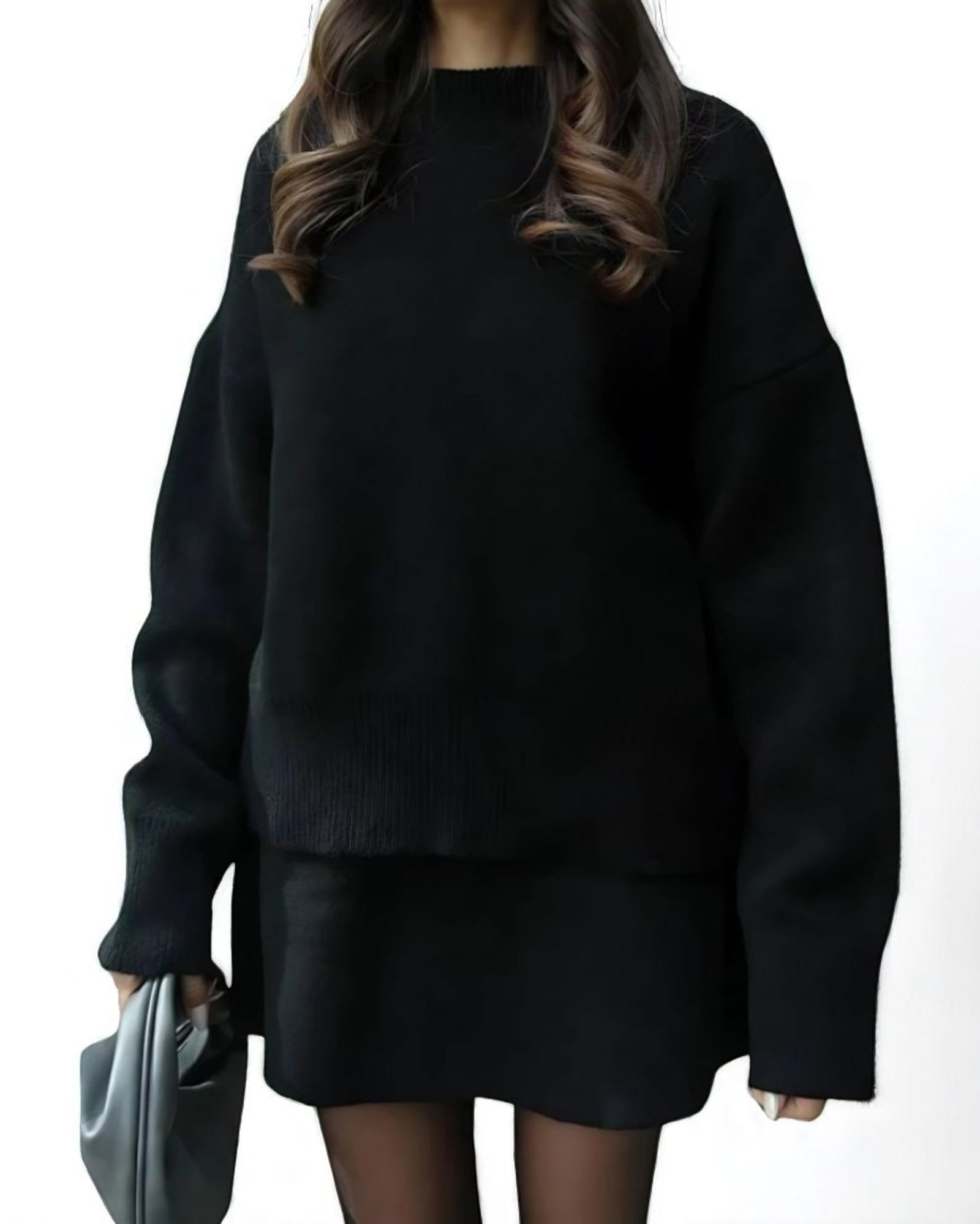 Eliza Strickkombination mit Pullover und Minirock