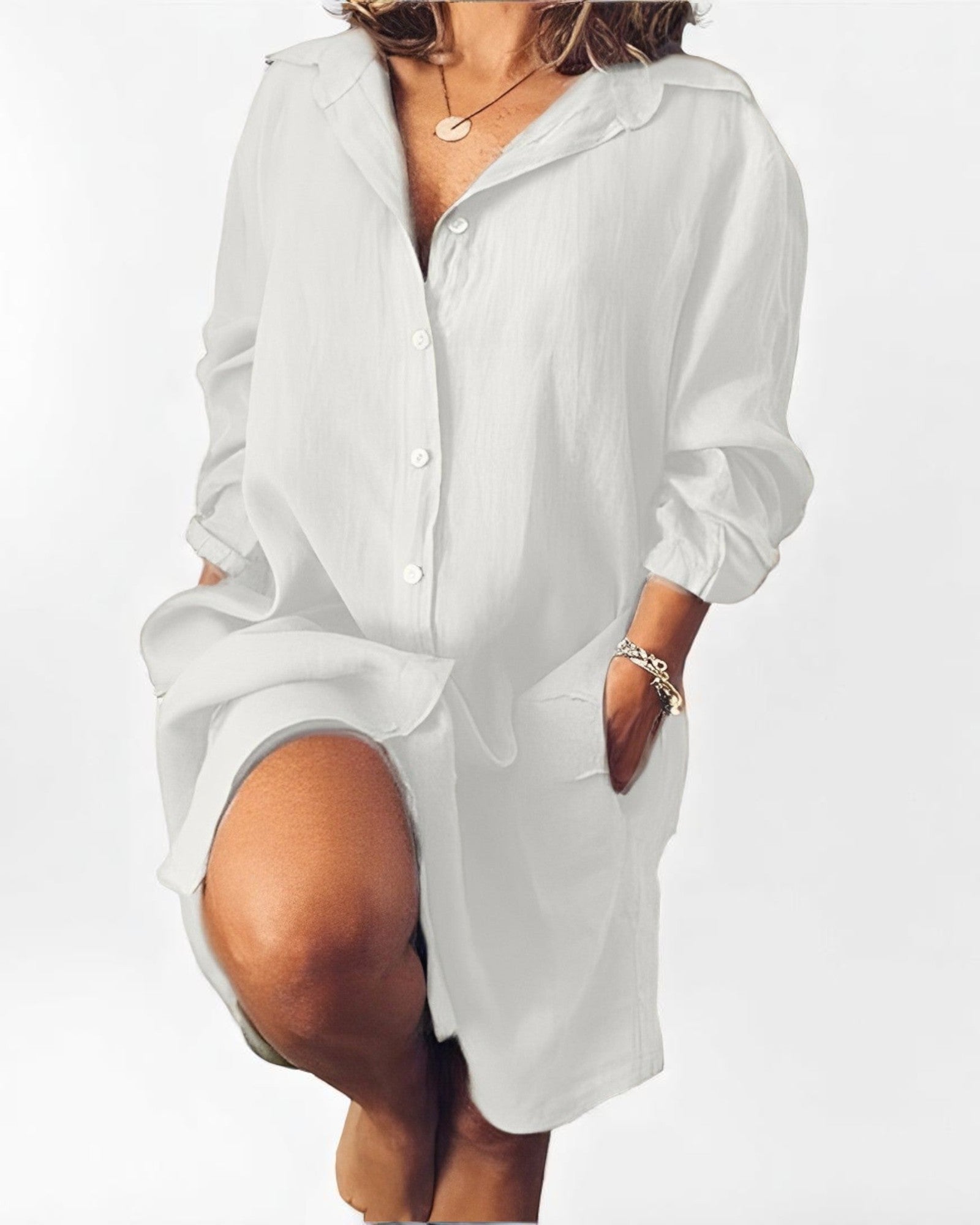 Teodora Bluse aus Leinen