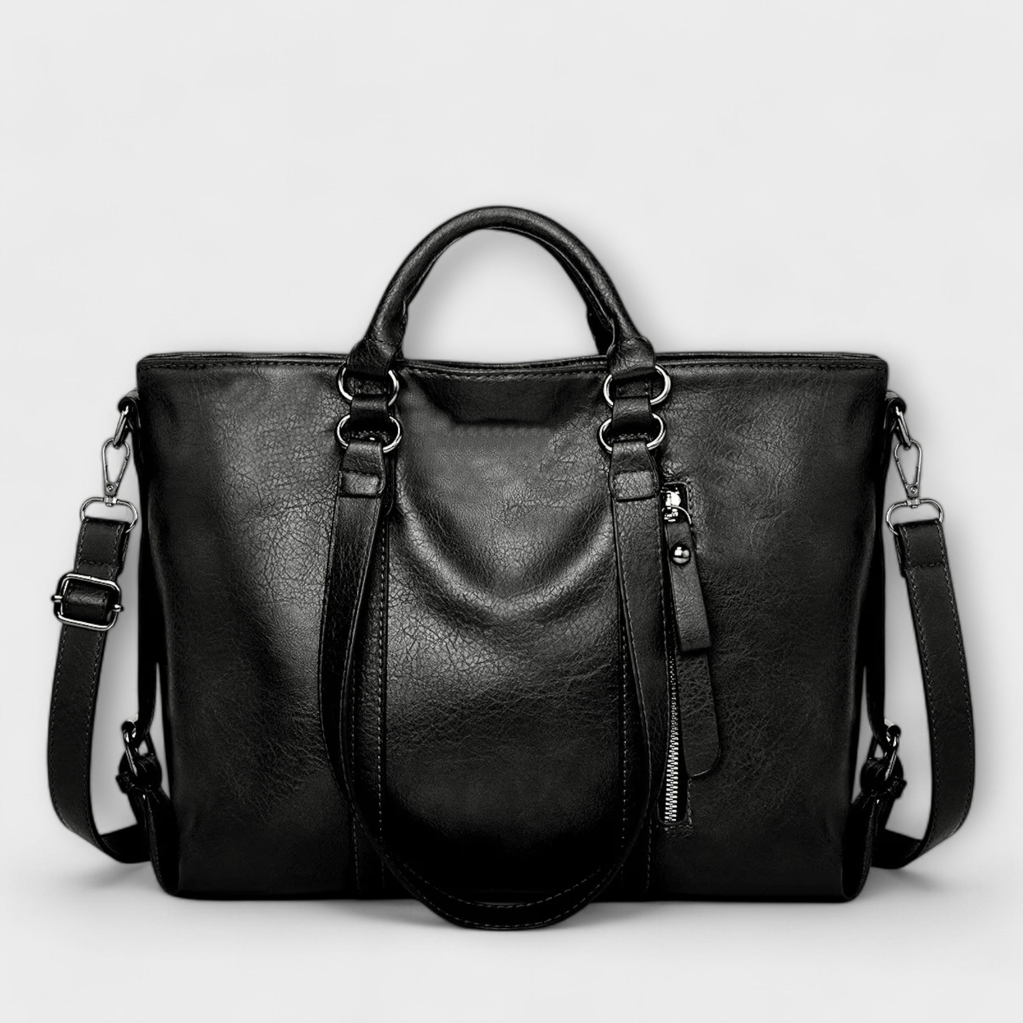 Zamfira Große Ledertasche