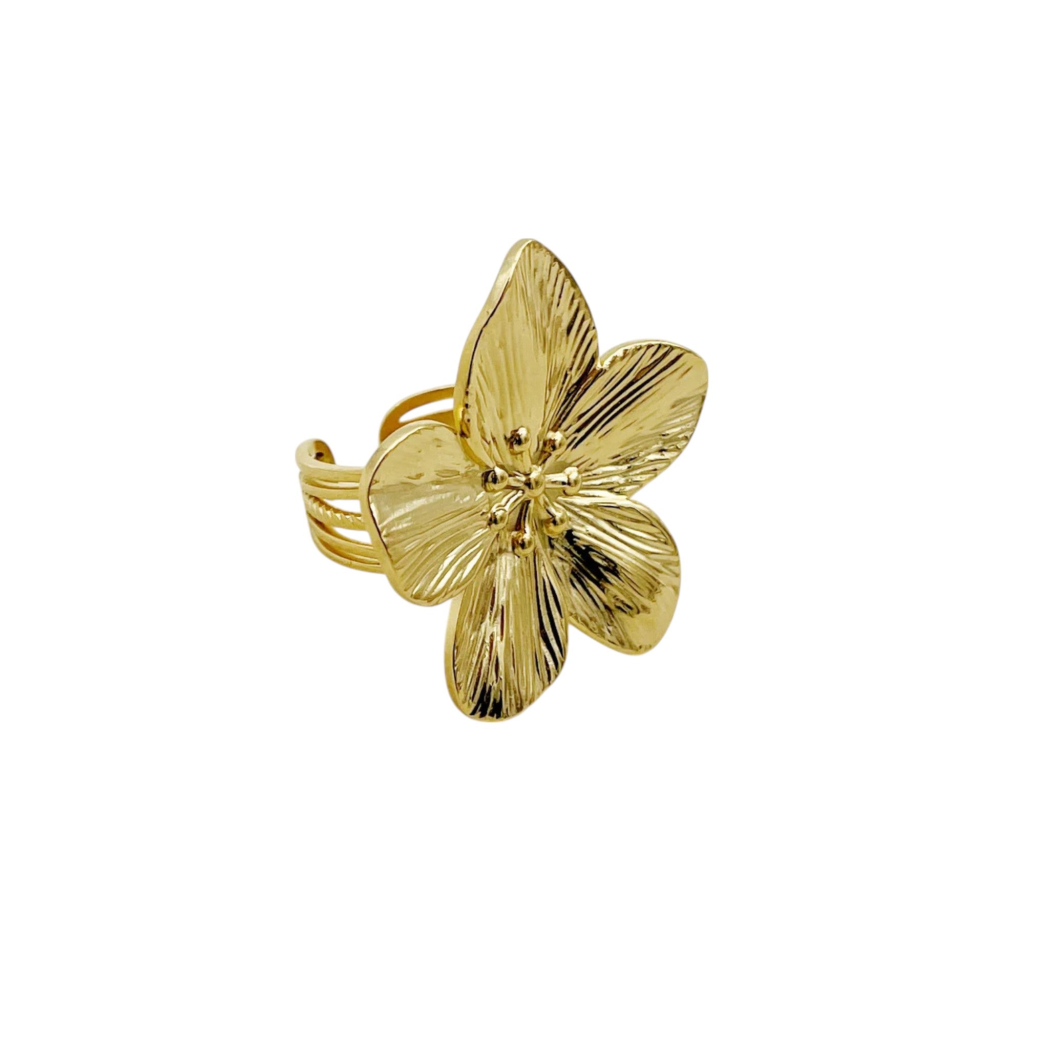 Blütenzauber Ohrringe & Ringe – Gold & Silber